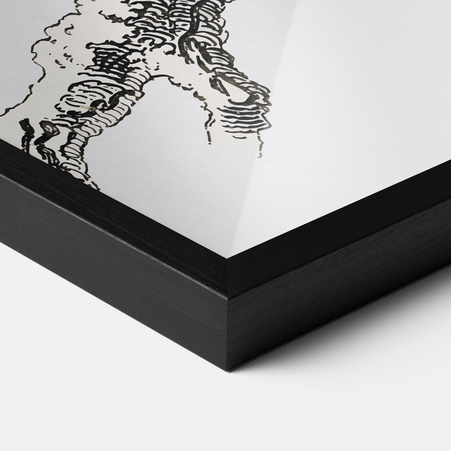 Plakat w Ramie Yellow Owl mockup 3