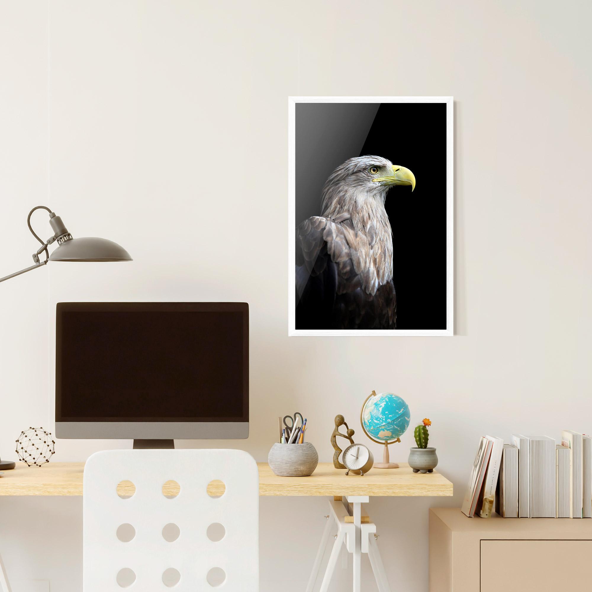Plakat w Ramie Close Up Eagle mockup 6