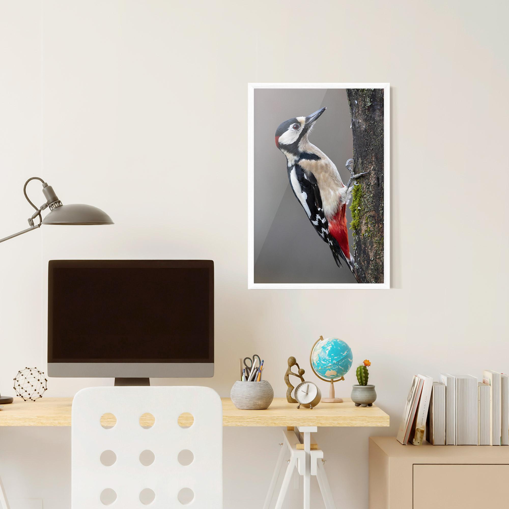 Plakat w Ramie Woodpecker mockup 6