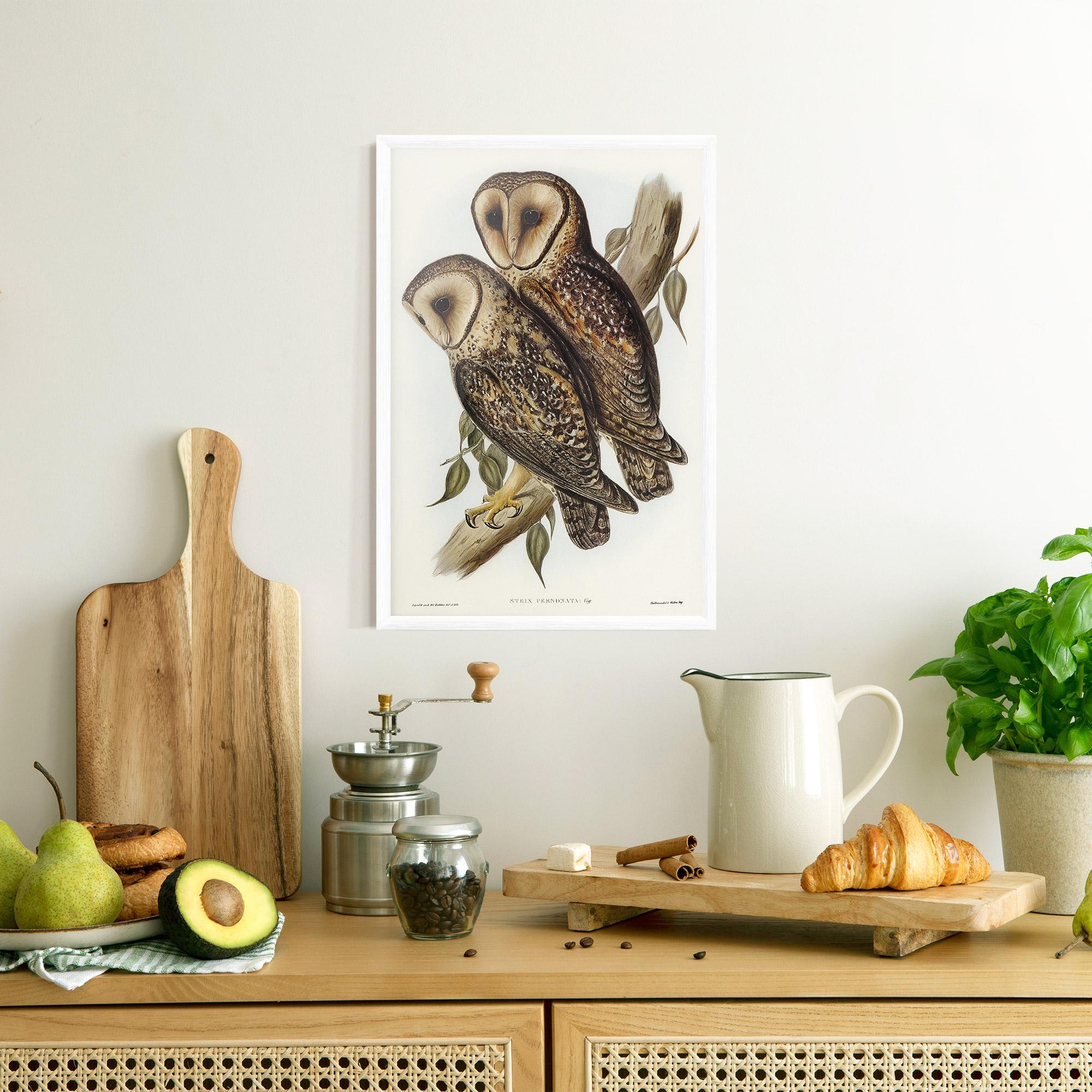 Plakat w Ramie Owl Family mockup 8