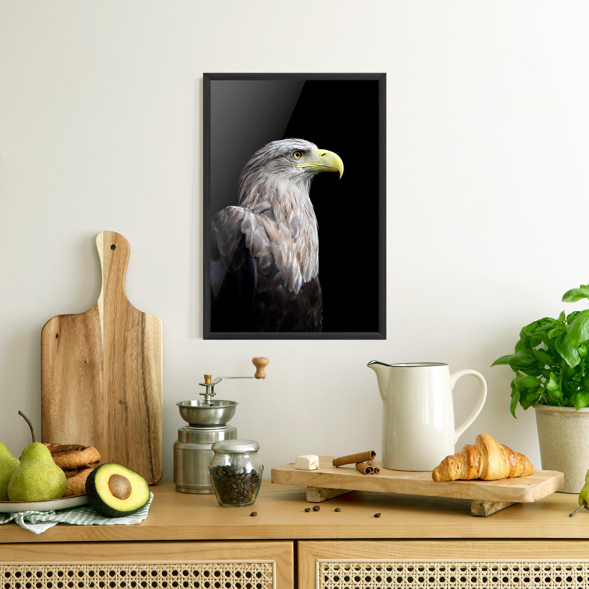Plakat w Ramie Close Up Eagle mockup 8