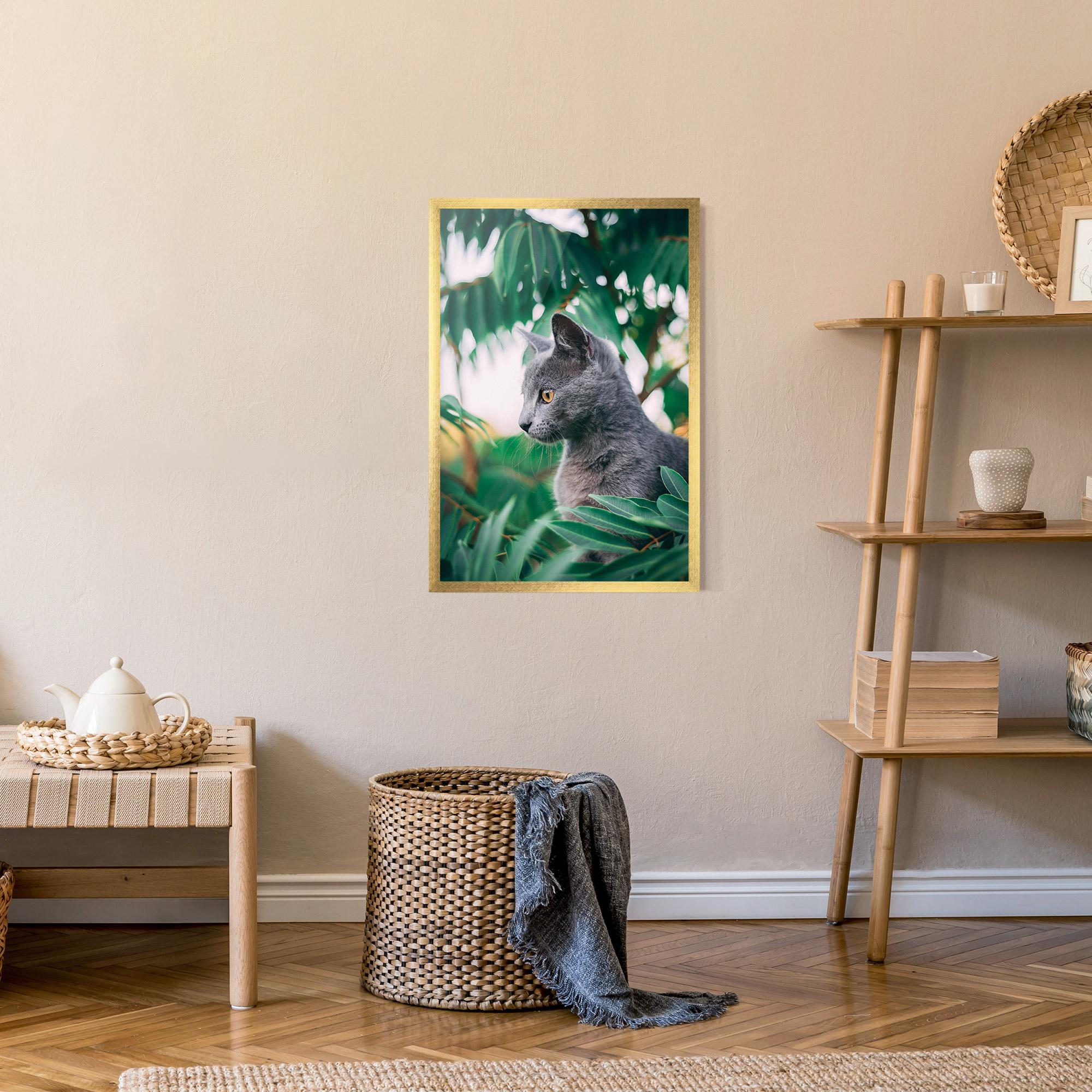 Plakat w Ramie Cat Tree mockup 9