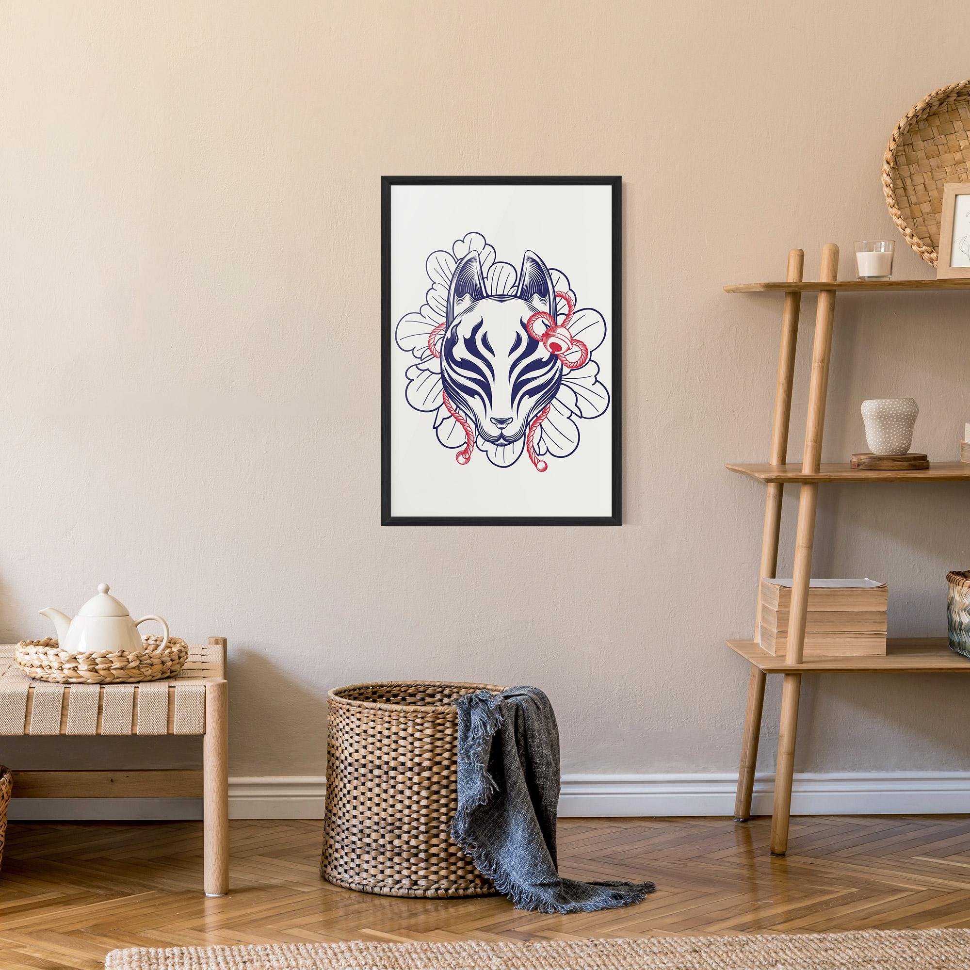 Plakat w Ramie Asiatic Cat mockup 9