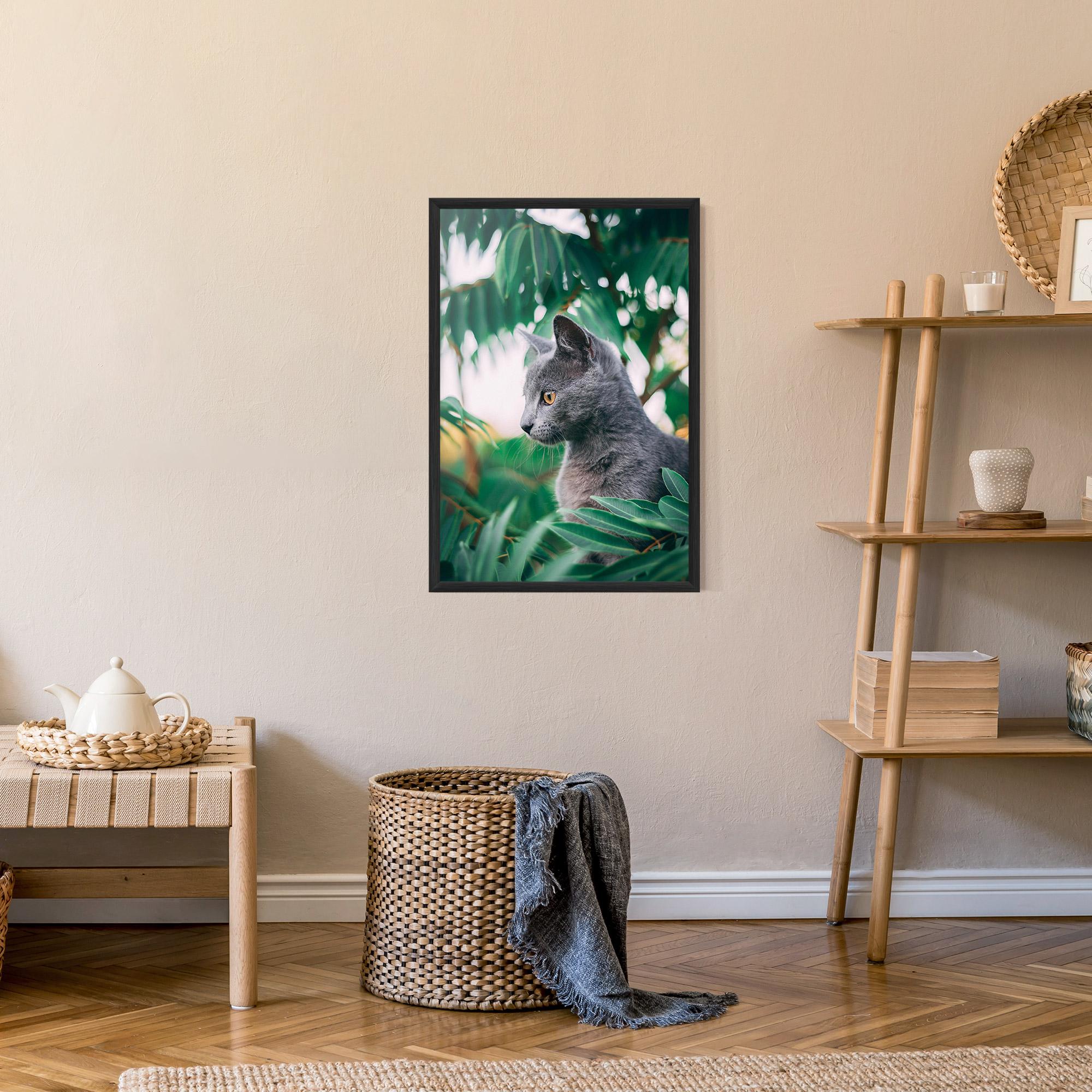 Plakat w Ramie Cat Tree mockup 9