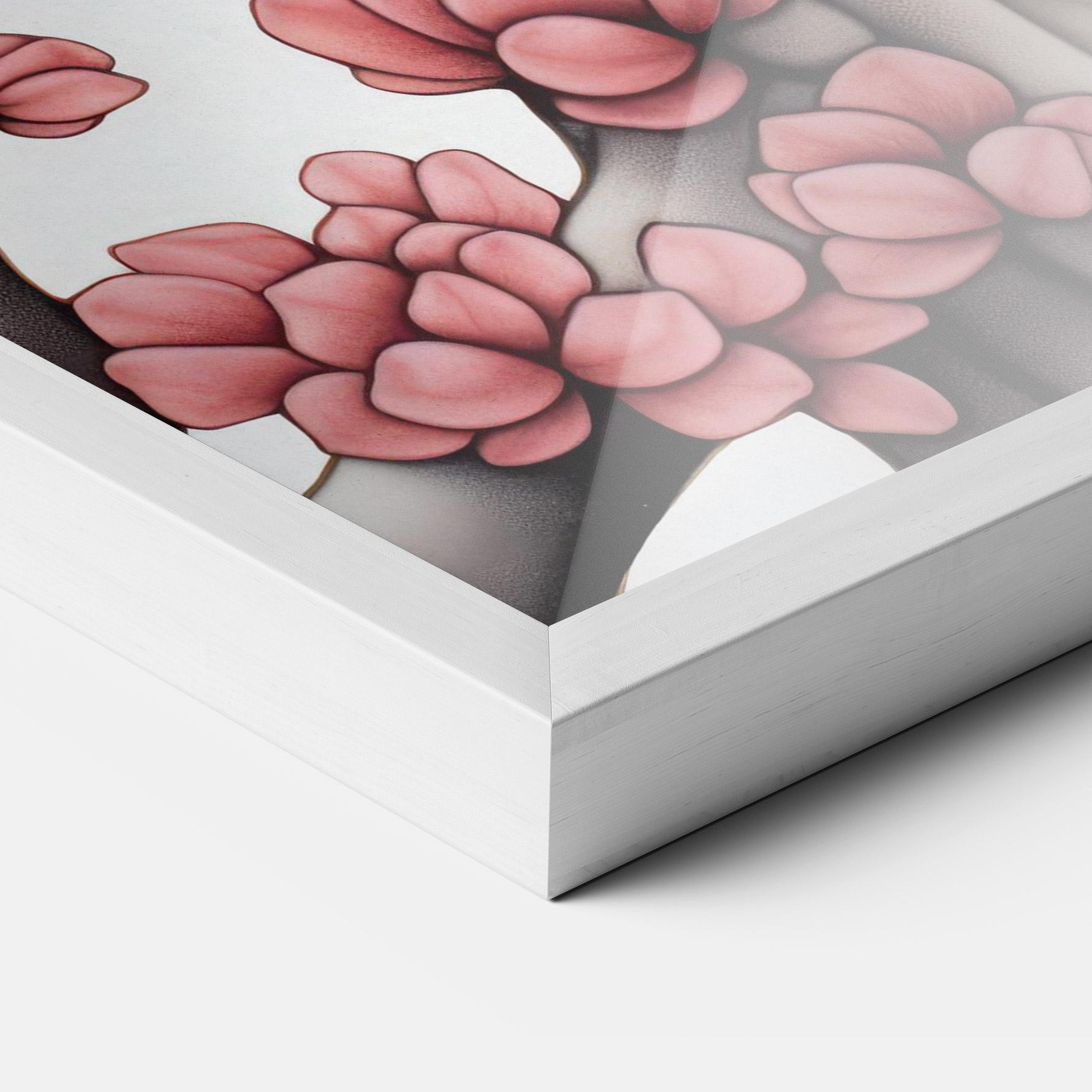 Plakat w Ramie Blue Eyes Cat Drawing mockup 3