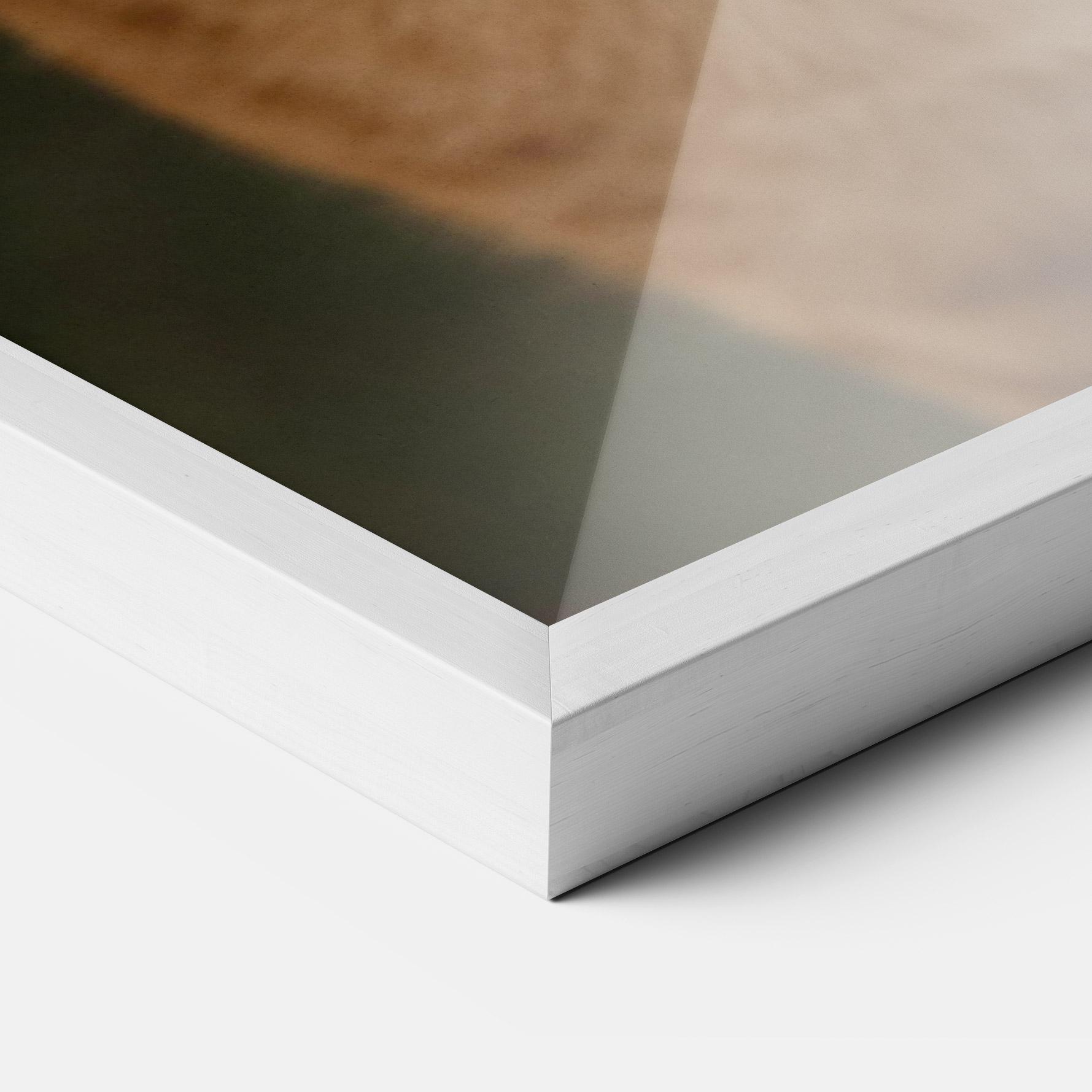 Plakat w Ramie Orange Cat Smiling mockup 3