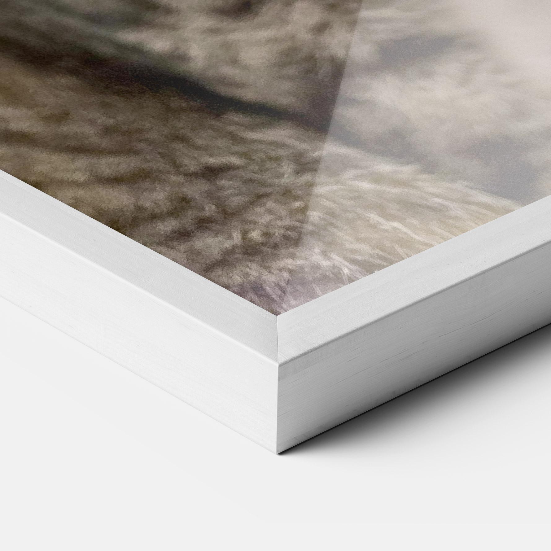 Plakat w Ramie Yellow Eyes Cat mockup 3