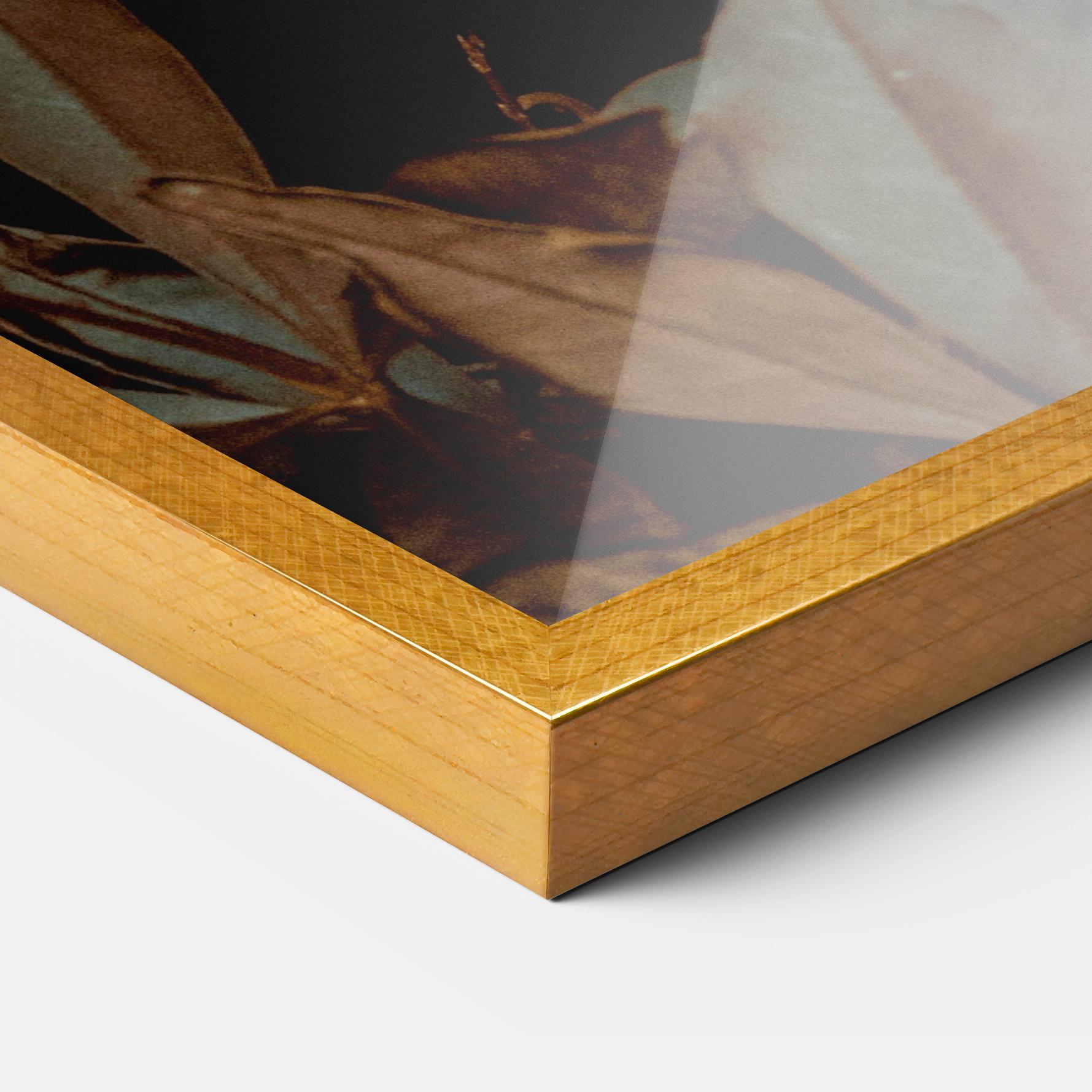 Plakat w Ramie Autumn Orange Cat mockup 3