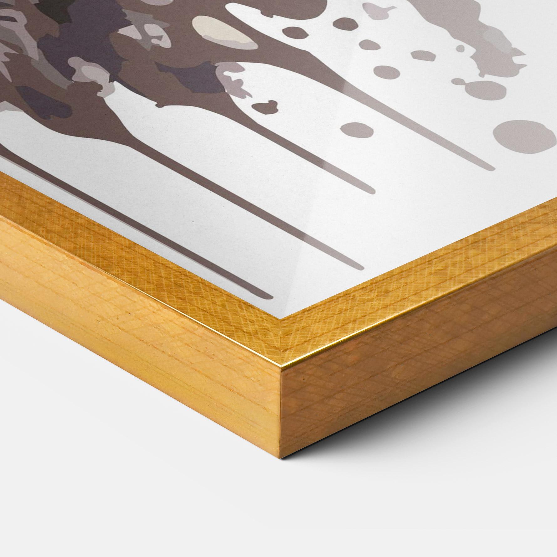 Plakat w Ramie Blue Eyes Cat mockup 3