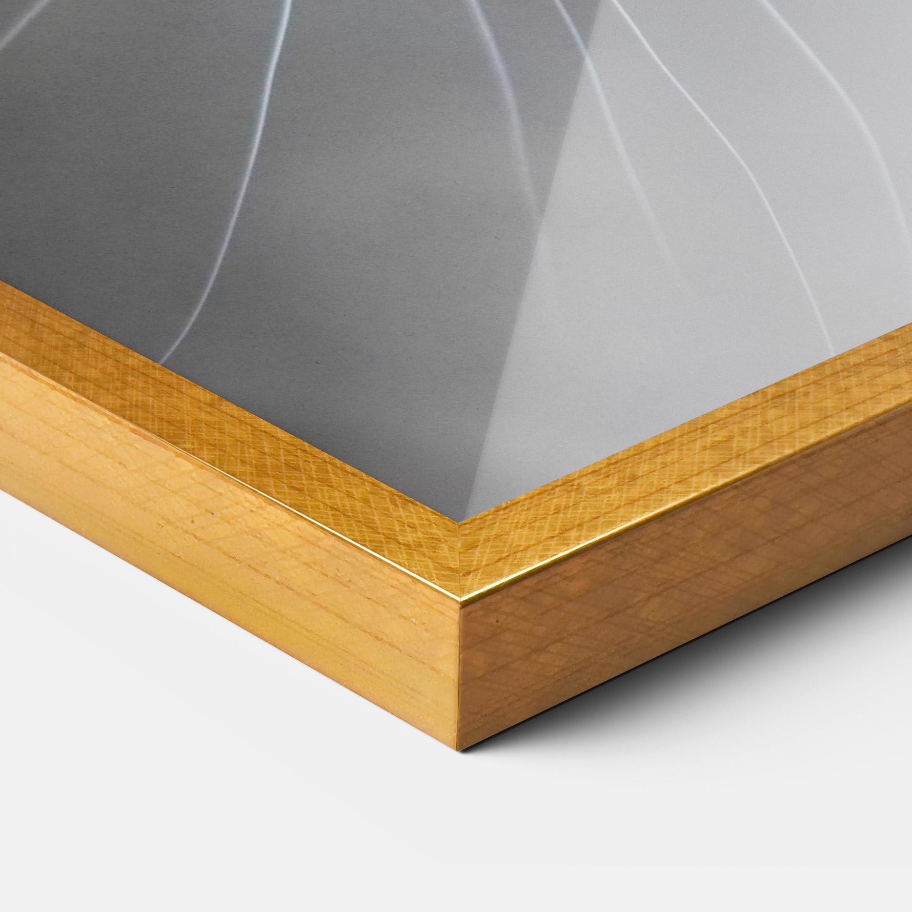 Plakat w Ramie Pretty Orange Eyes Cat mockup 3