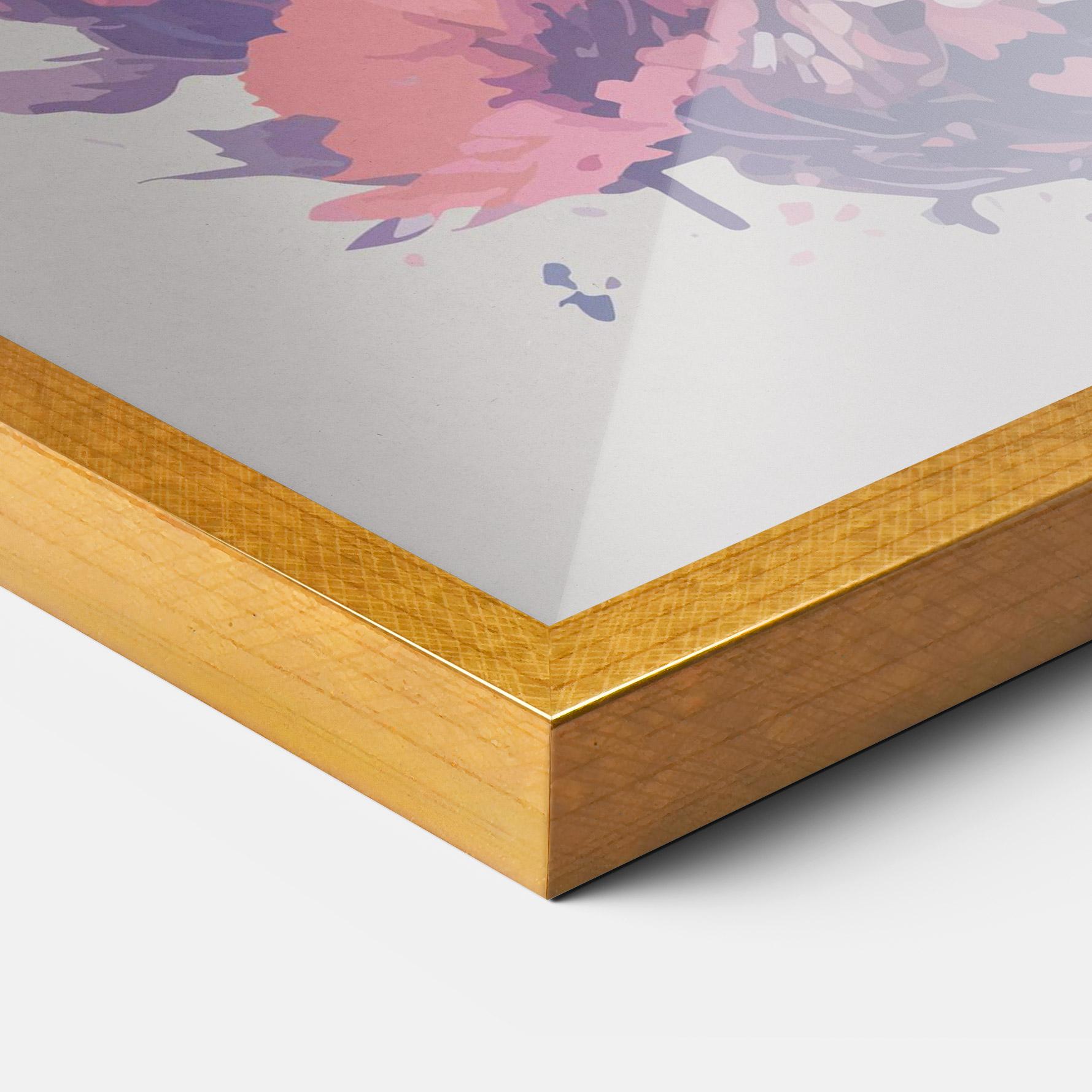 Plakat w Ramie Purple Cat mockup 3