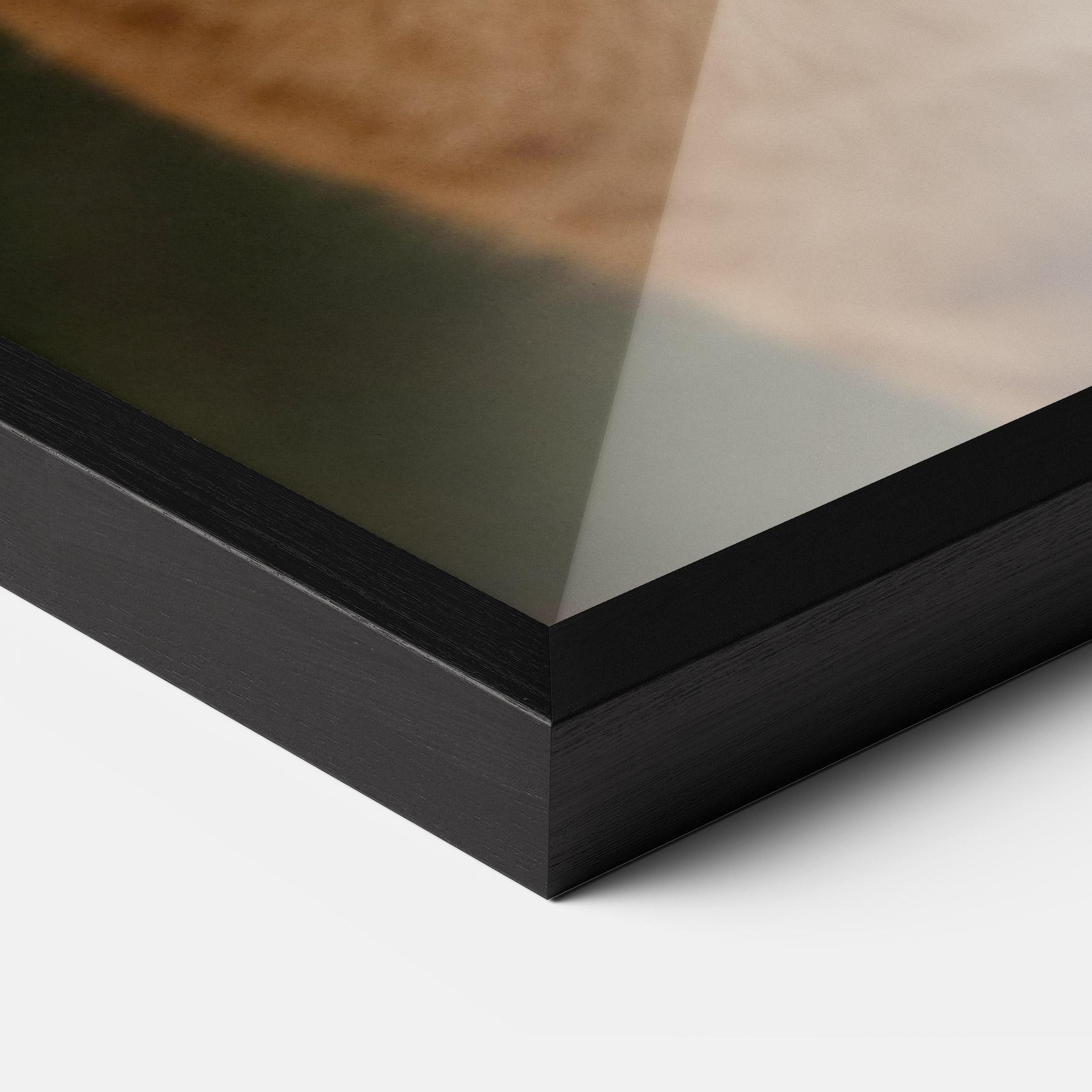 Plakat w Ramie Orange Cat Smiling mockup 3