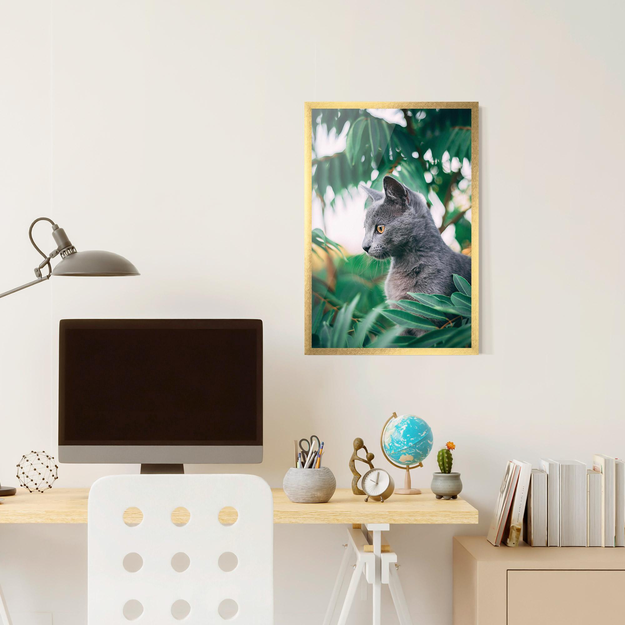 Plakat w Ramie Cat Tree mockup 6