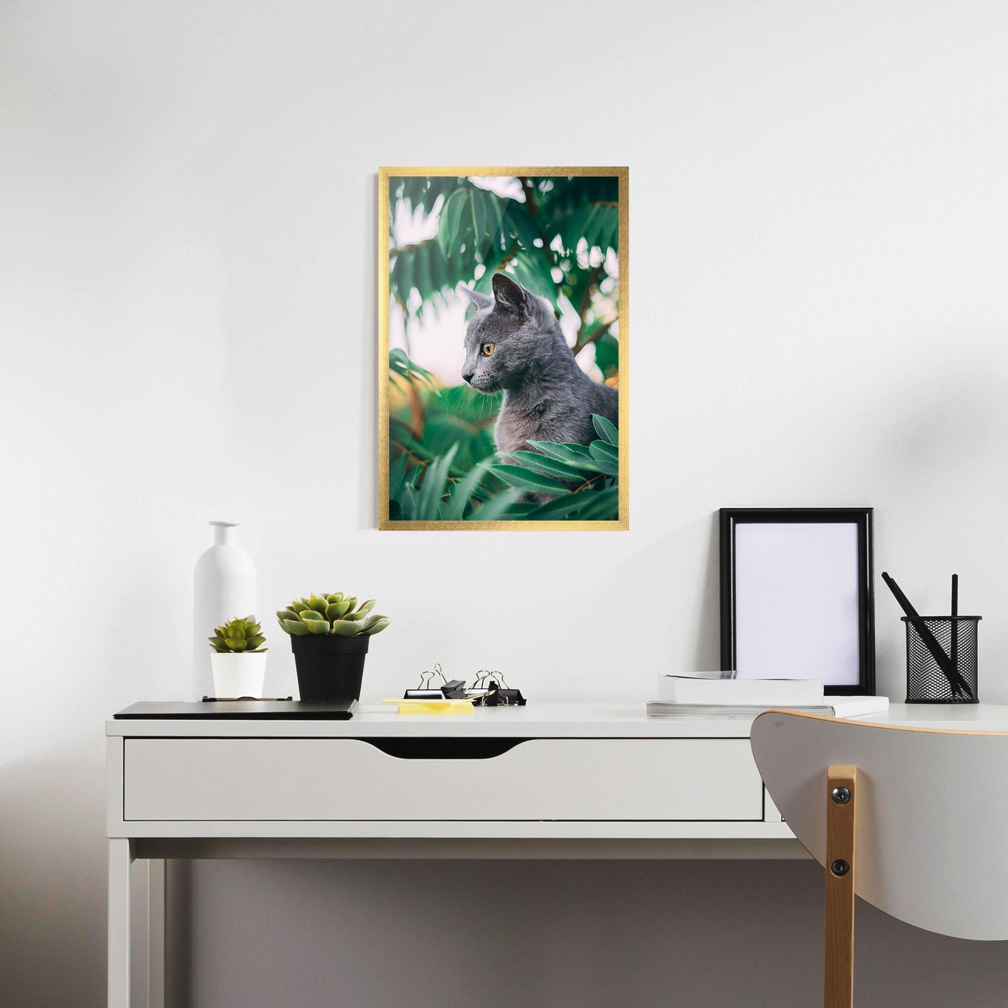 Plakat w Ramie Cat Tree mockup 7