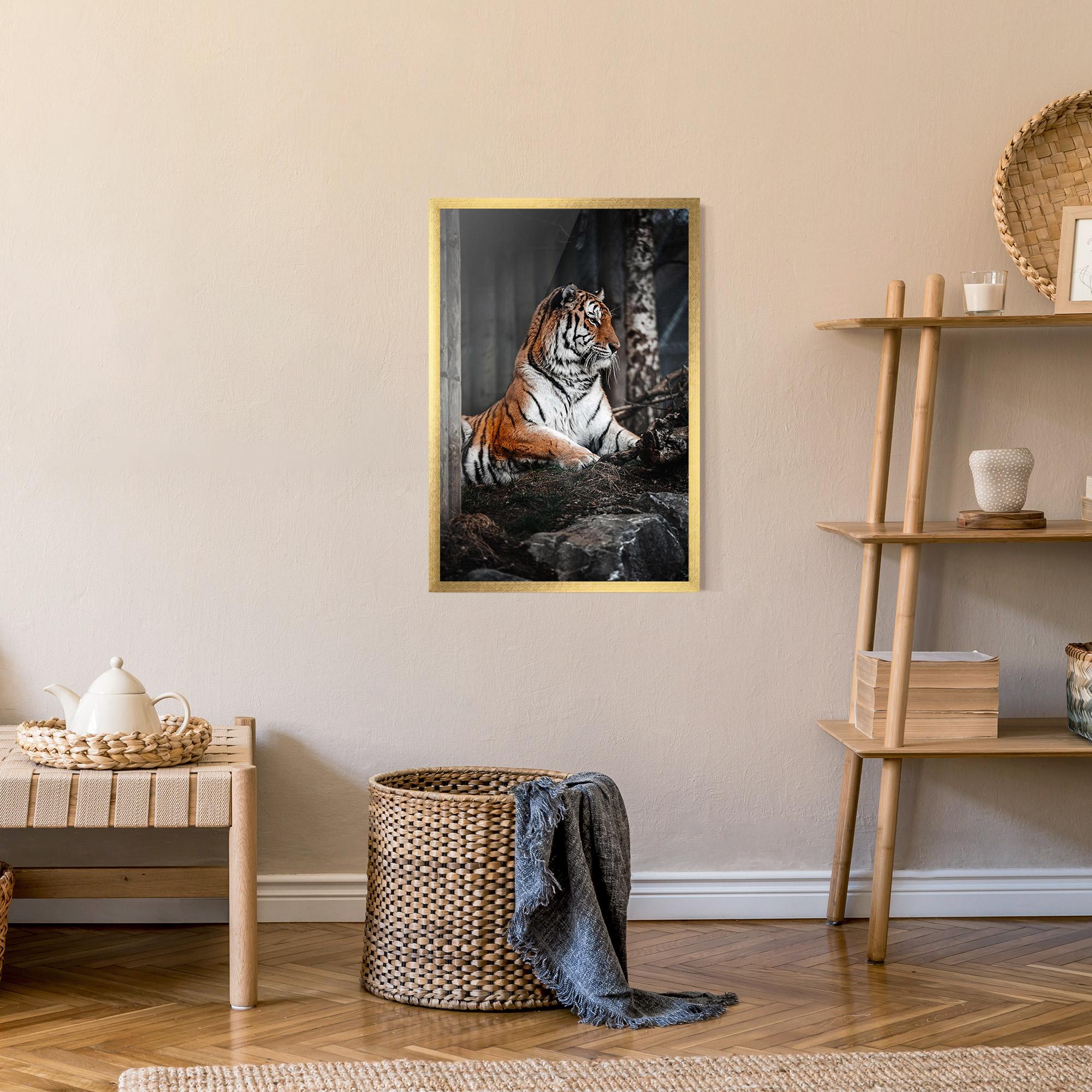Plakat w Ramie Forest Tiger mockup 9