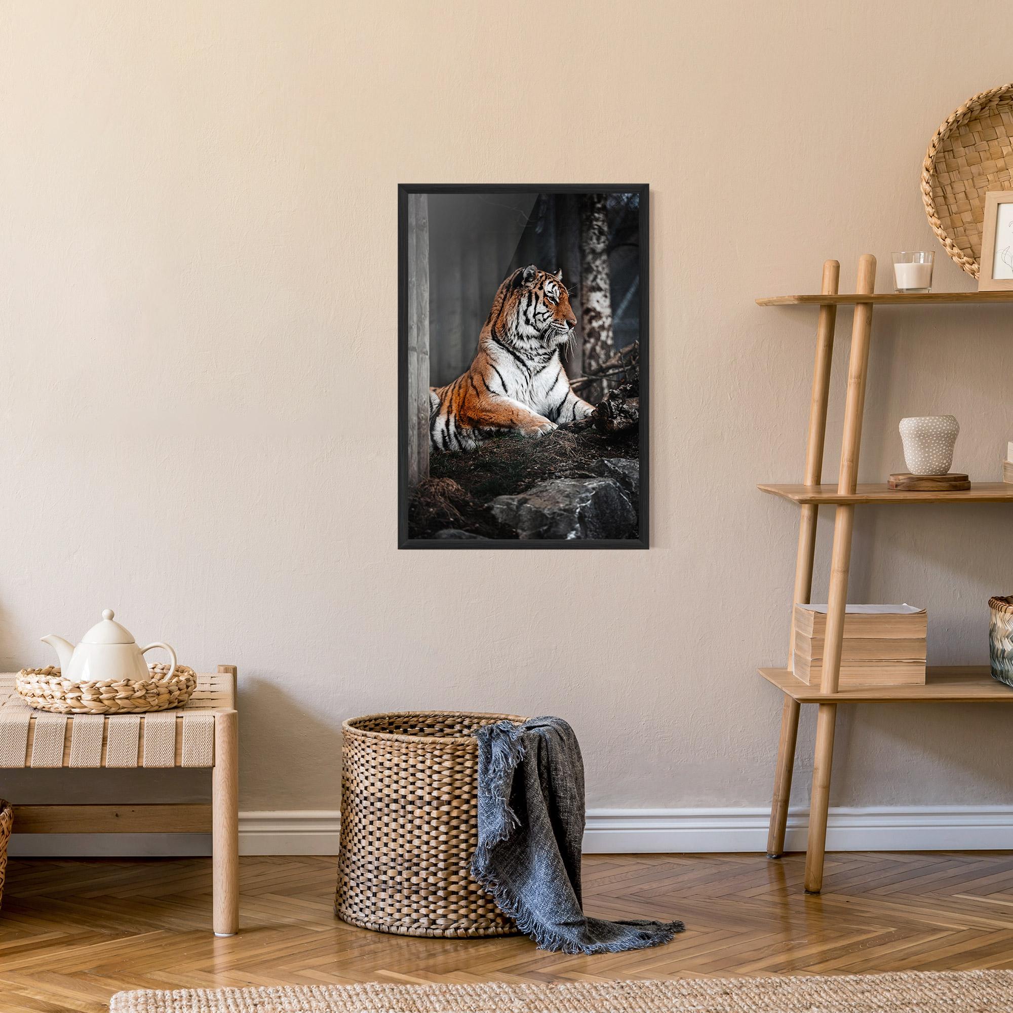 Plakat w Ramie Forest Tiger mockup 9