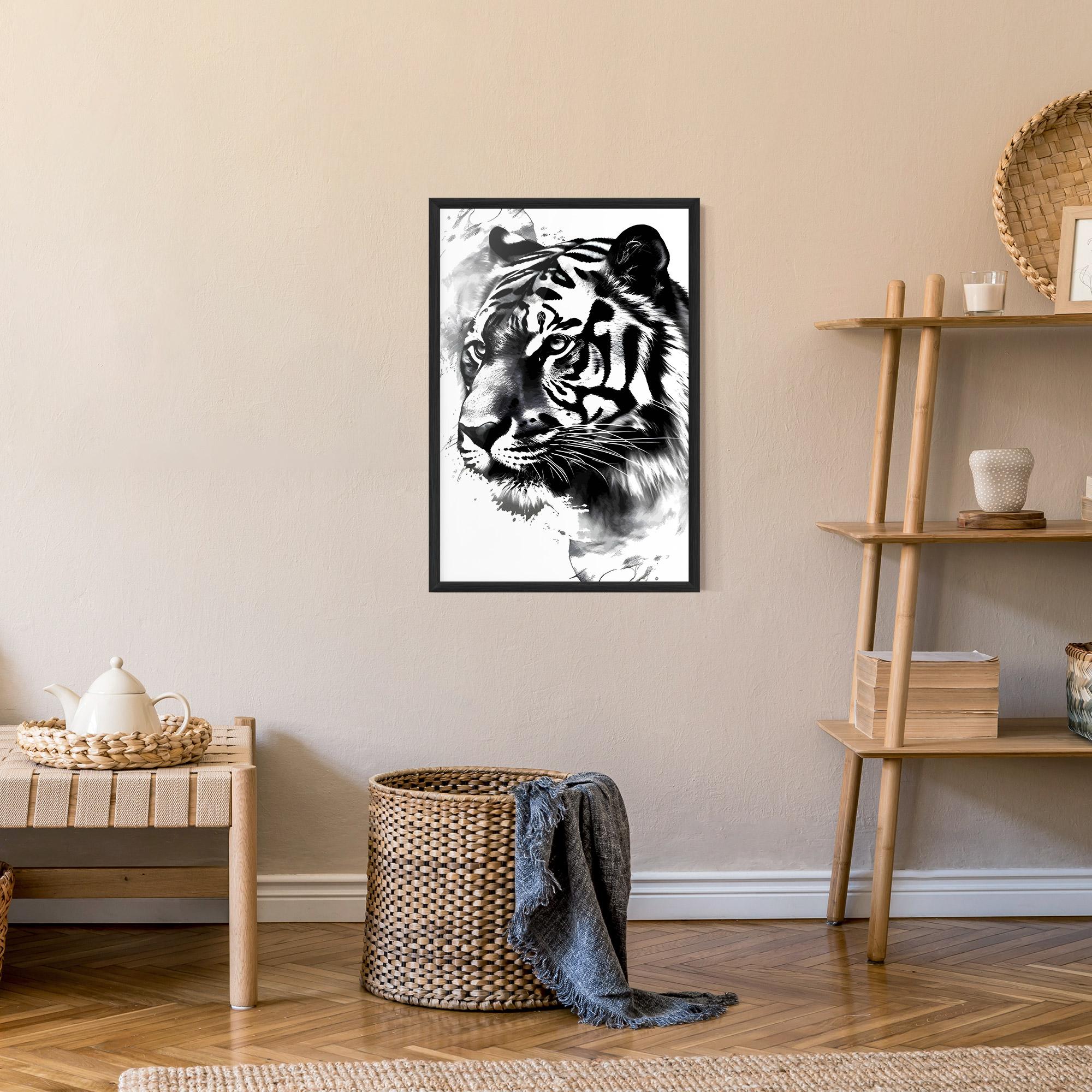 Plakat w Ramie Wonderful Tiger mockup 9