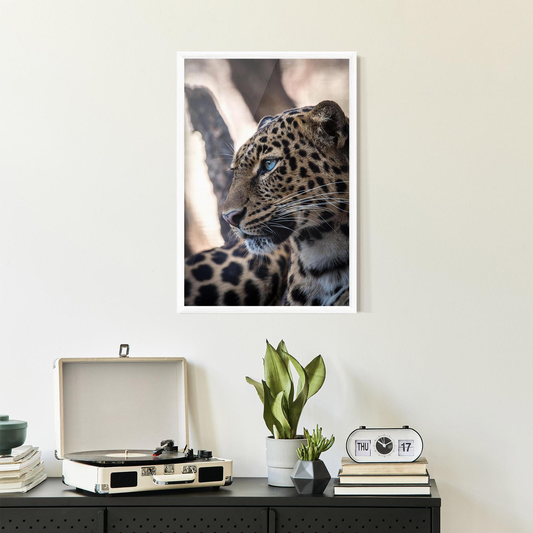 Plakat w Ramie Blue Tiger mockup 2