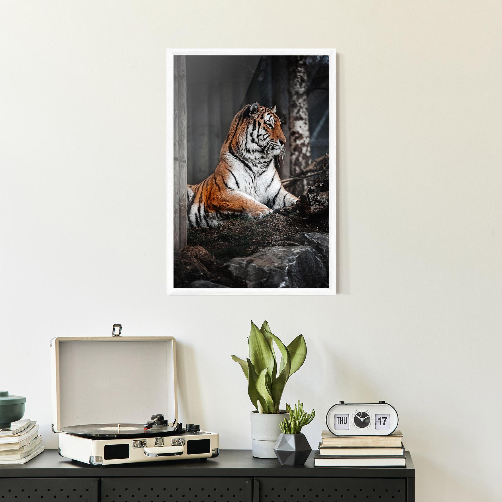 Plakat w Ramie Forest Tiger mockup 2
