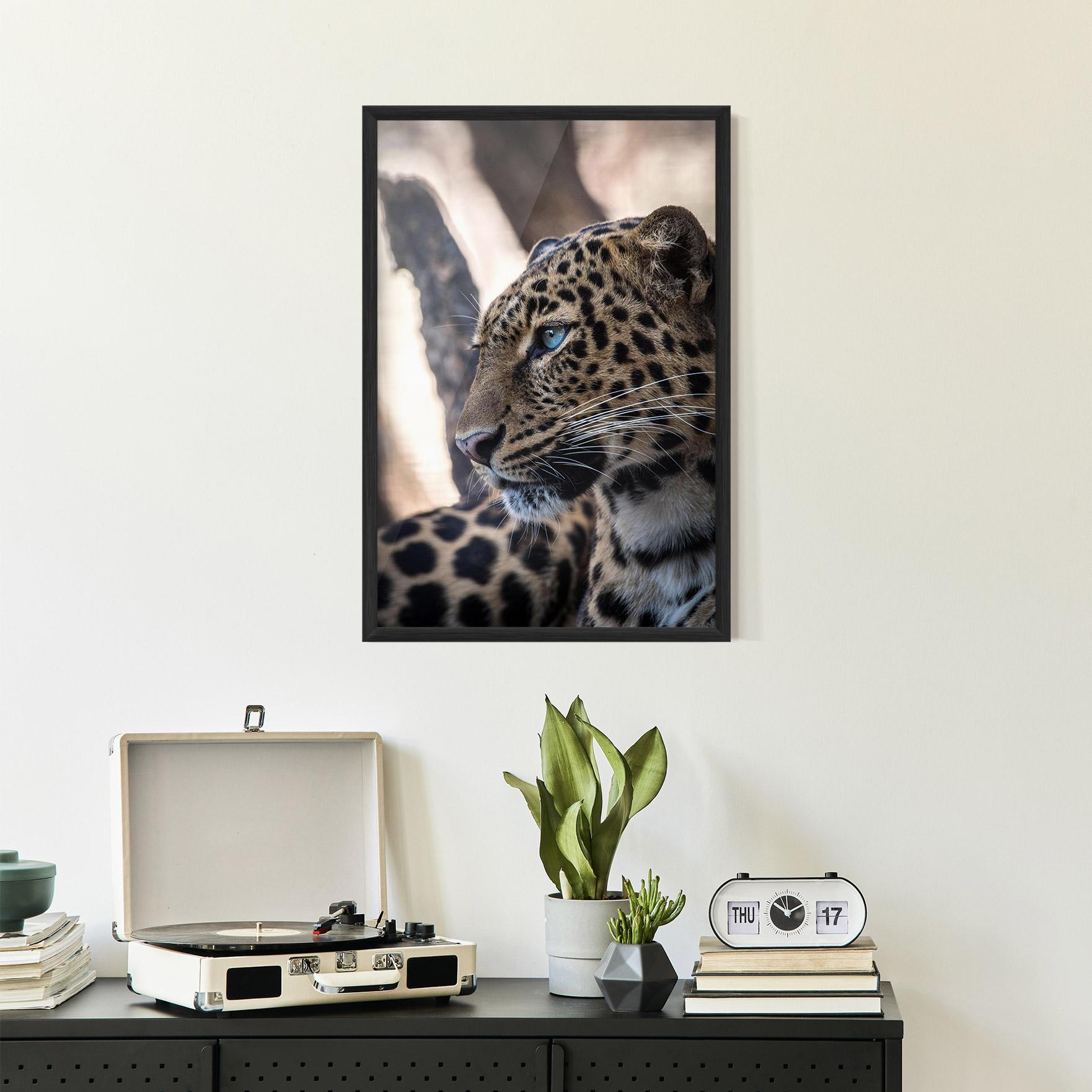 Plakat w Ramie Blue Tiger mockup 2