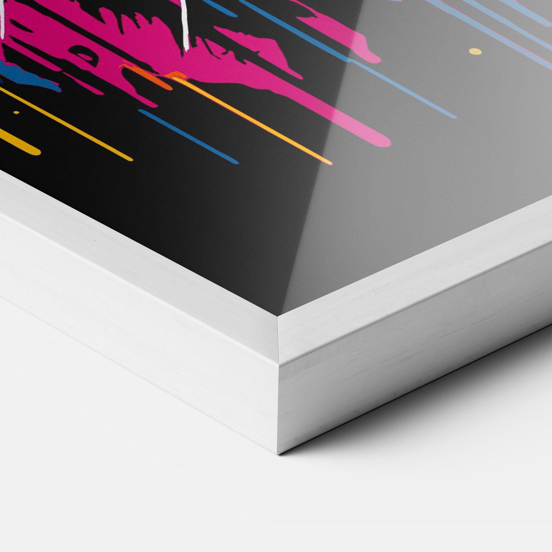 Plakat w Ramie Cool Tiger mockup 3