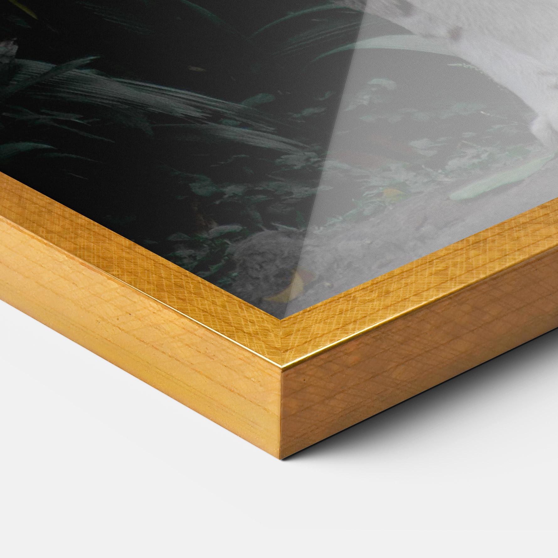 Plakat w Ramie White Tiger mockup 3