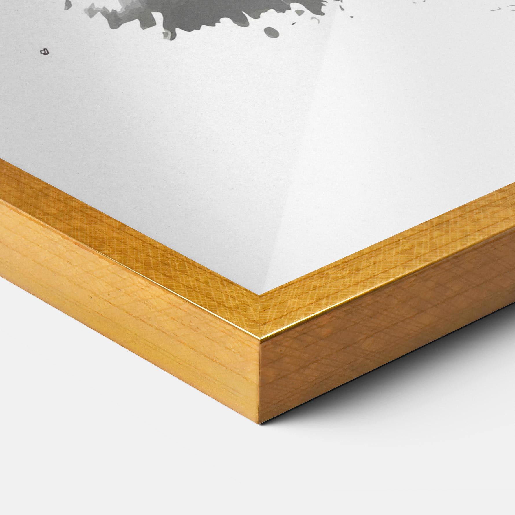 Plakat w Ramie Wonderful Tiger mockup 3