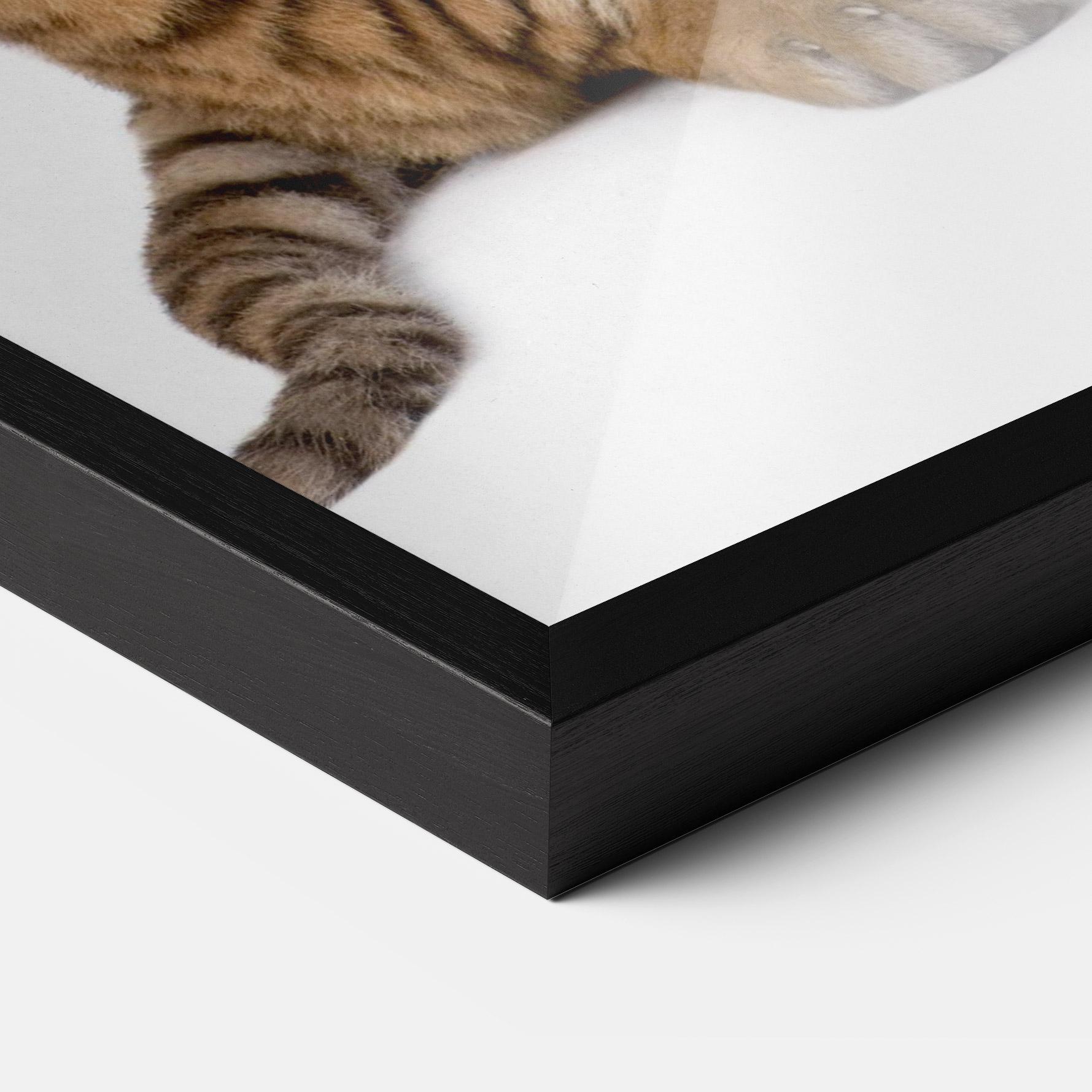 Plakat w Ramie Baby Tiger mockup 3