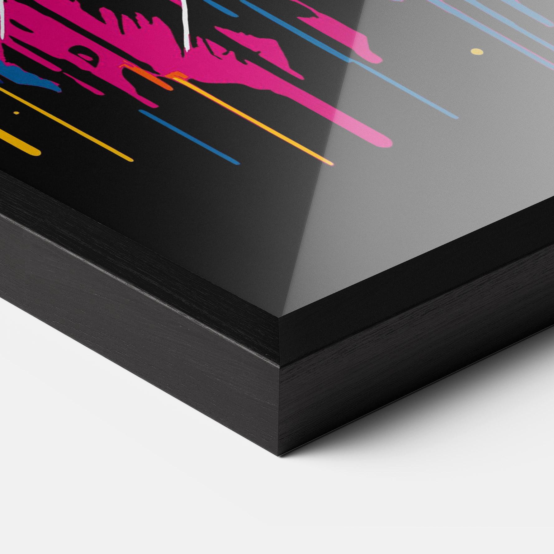 Plakat w Ramie Cool Tiger mockup 3