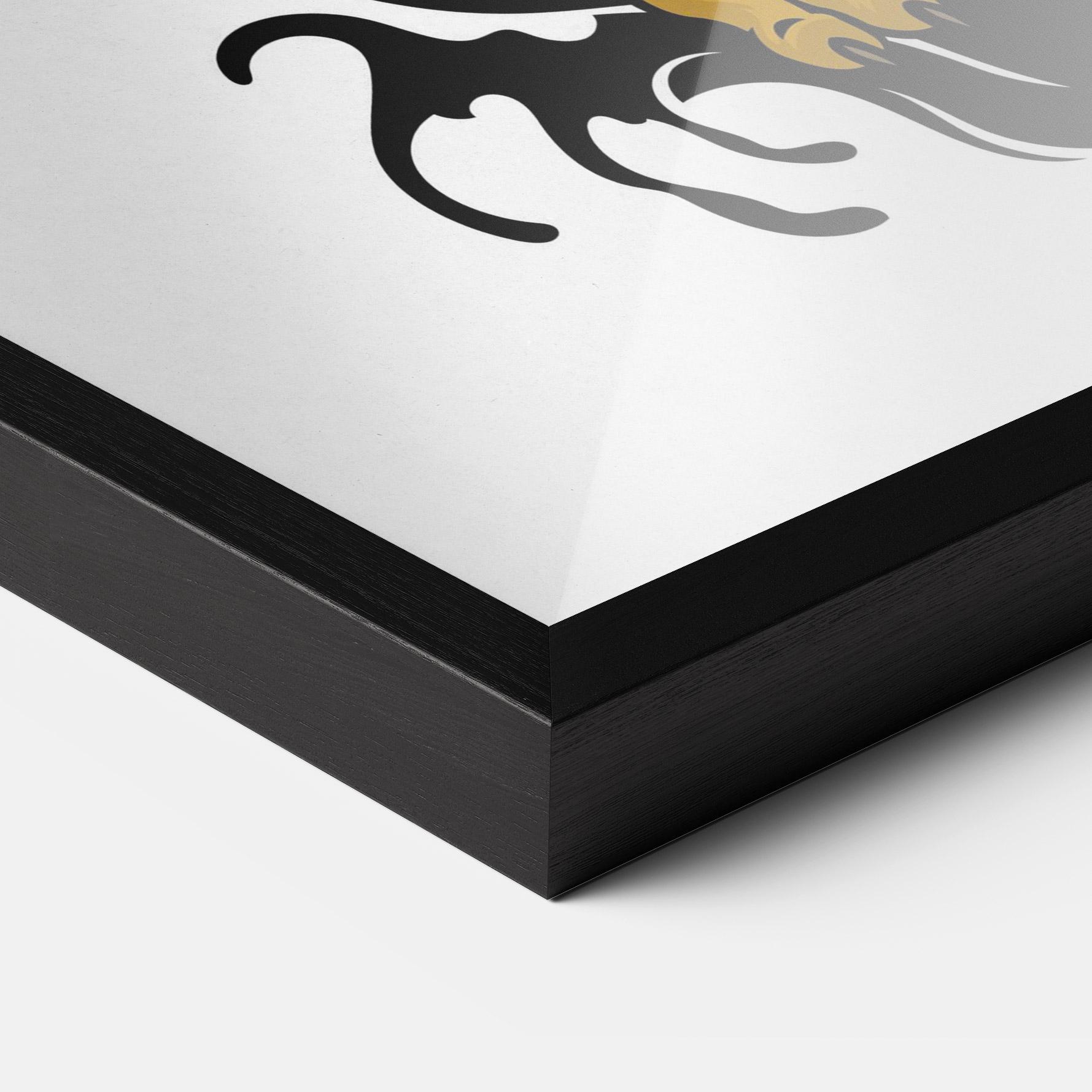 Plakat w Ramie Japanese Style Tiger mockup 3