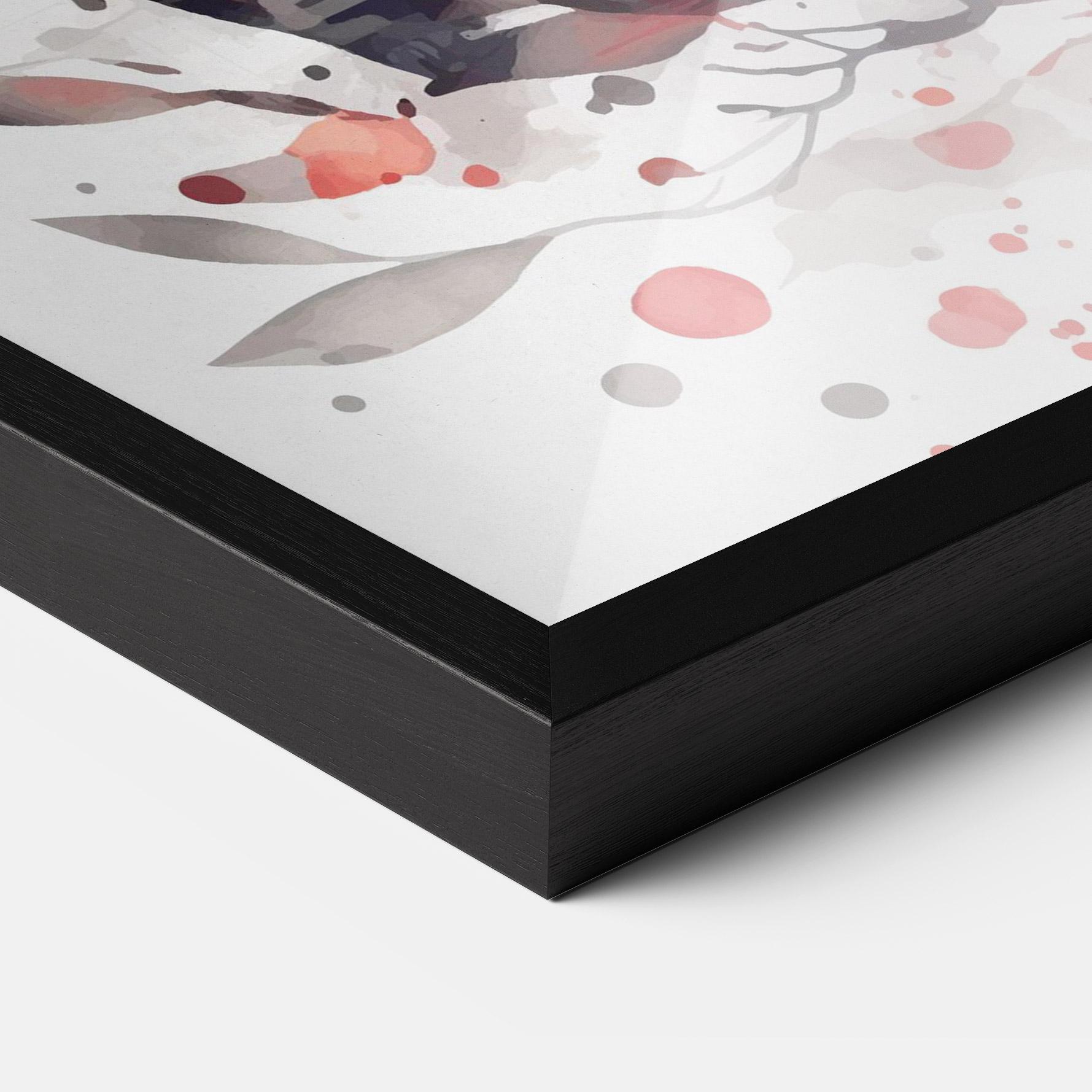 Plakat w Ramie Red Tiger mockup 3