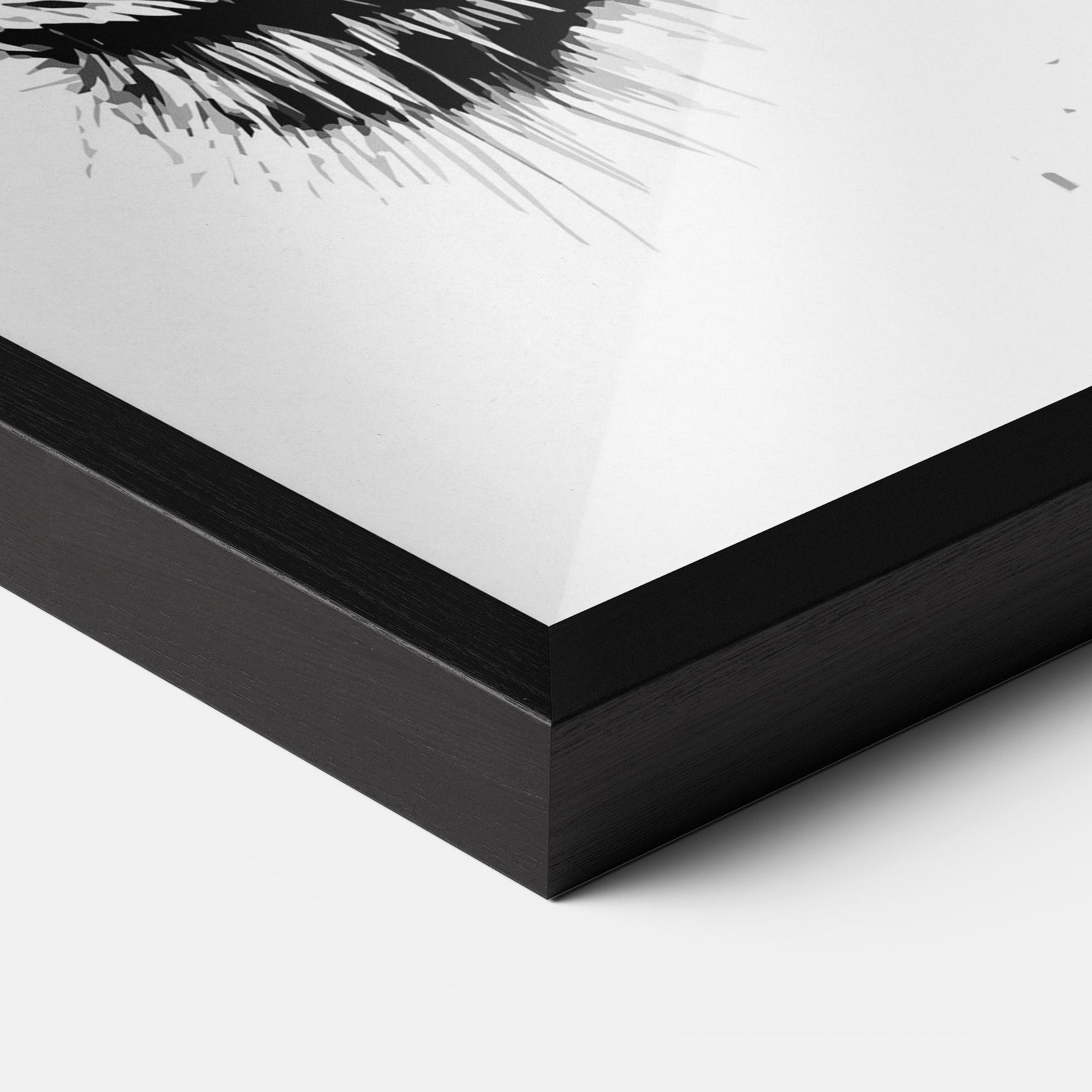 Plakat w Ramie Tiger Profile mockup 3