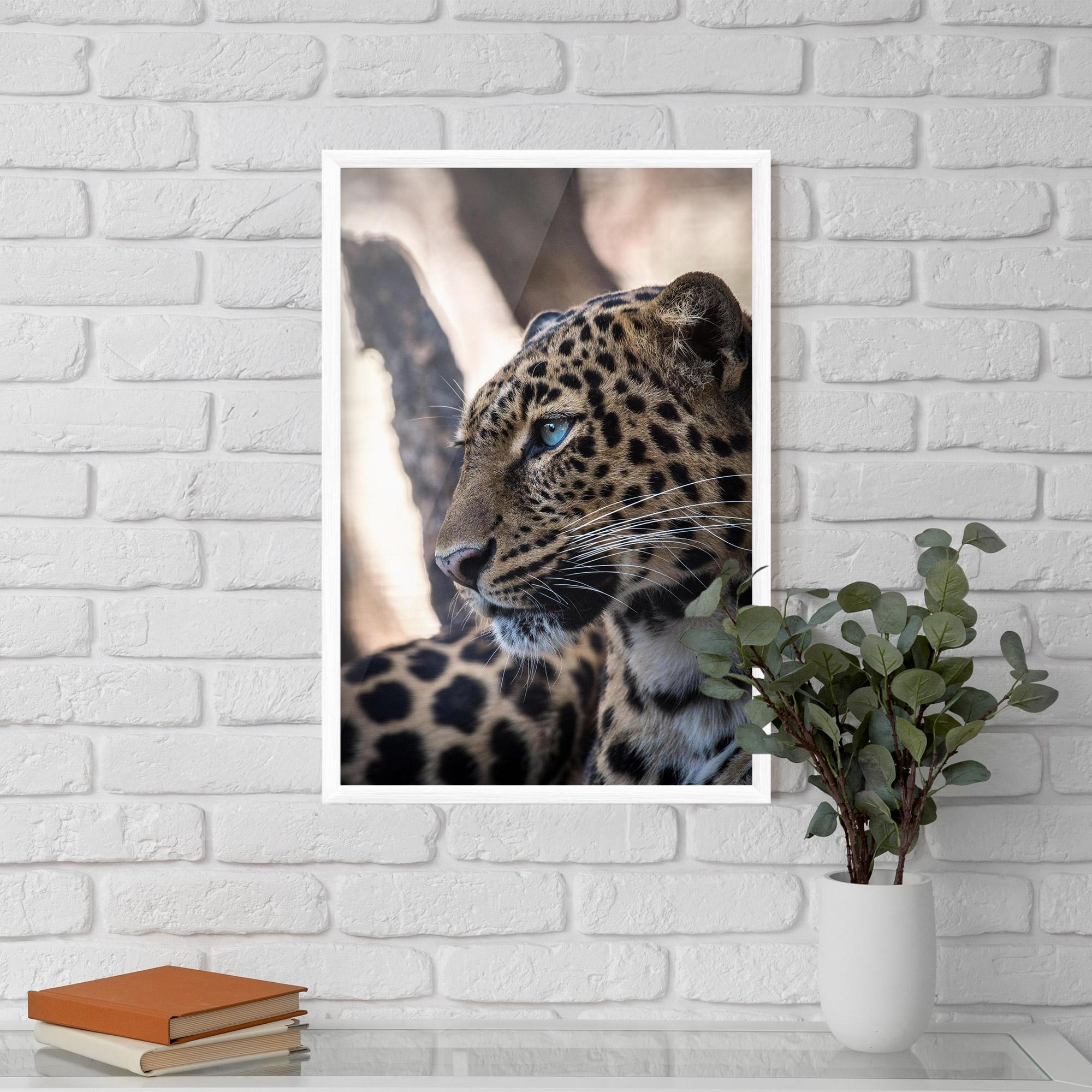 Plakat w Ramie Blue Tiger mockup 5