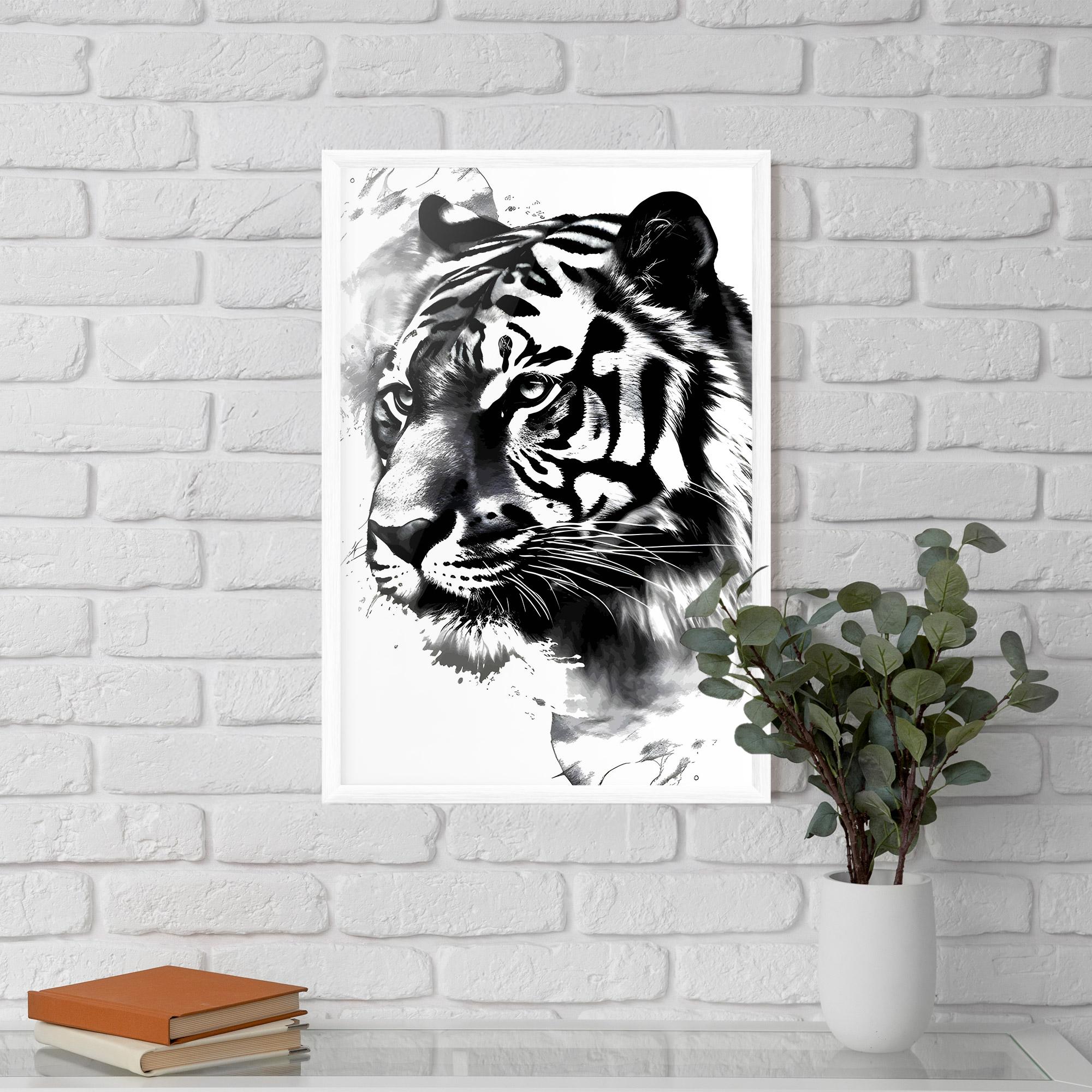 Plakat w Ramie Wonderful Tiger mockup 5