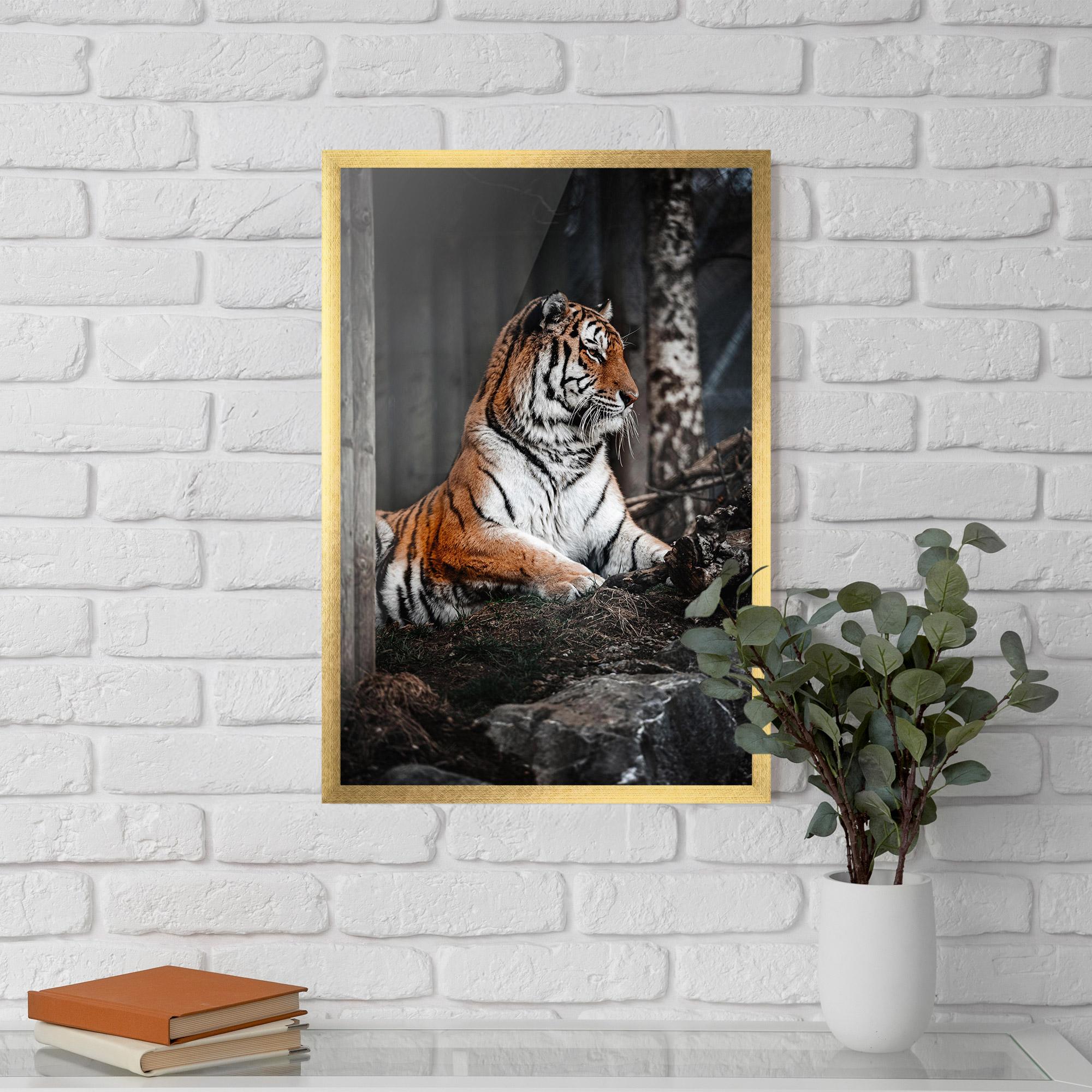 Plakat w Ramie Forest Tiger mockup 5