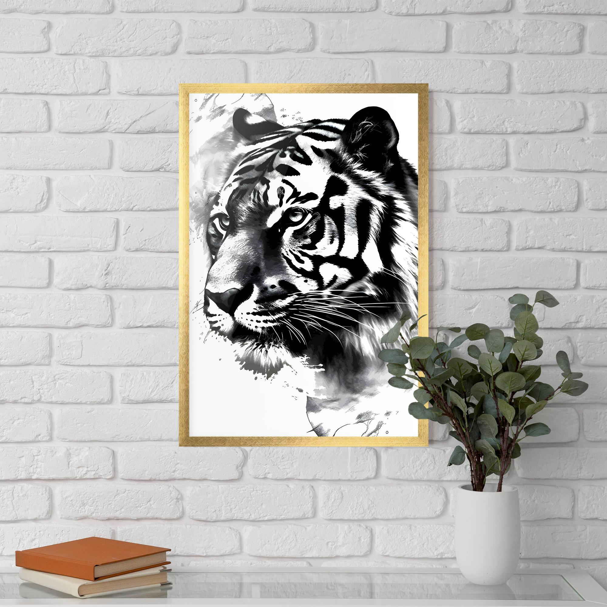 Plakat w Ramie Wonderful Tiger mockup 5