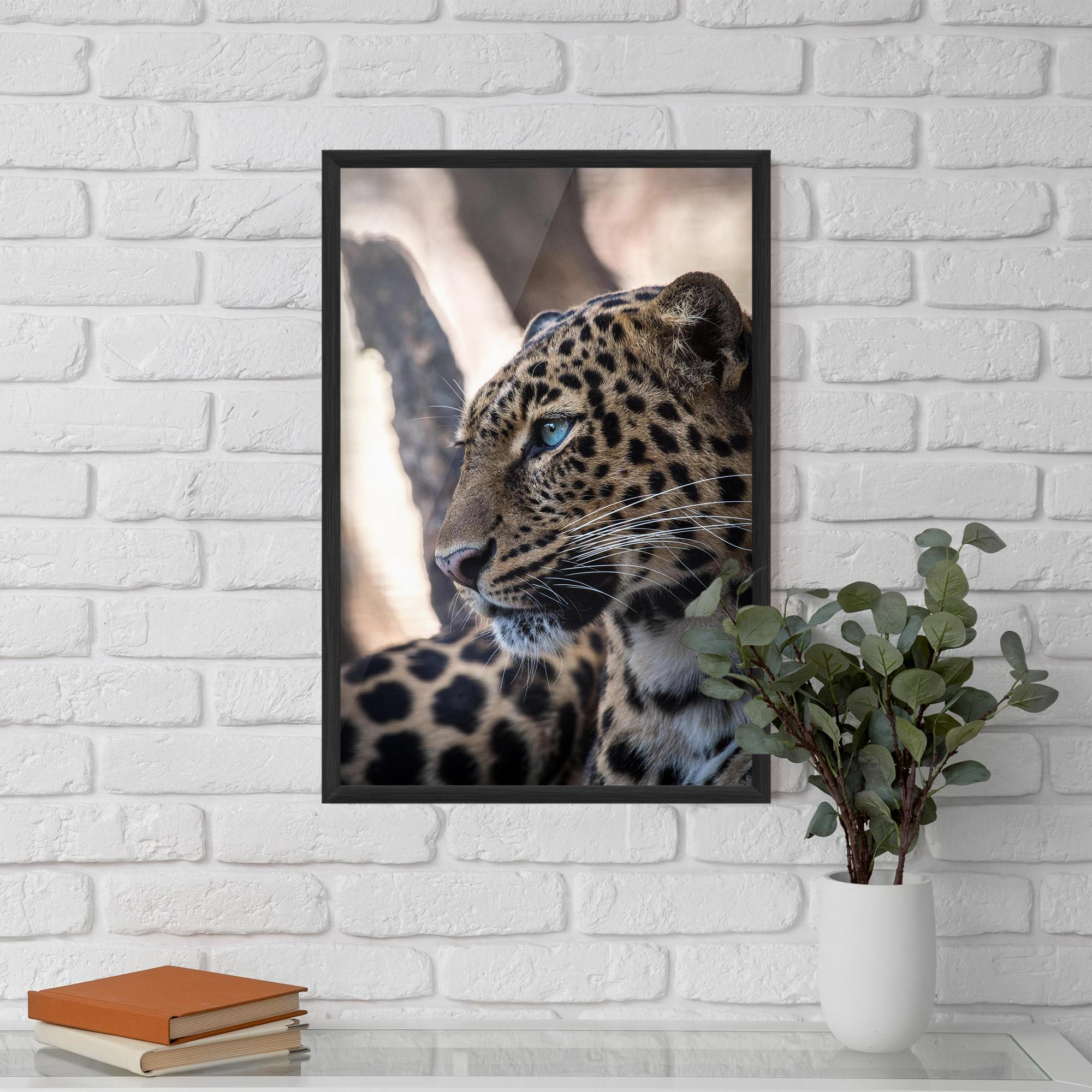 Plakat w Ramie Blue Tiger mockup 5