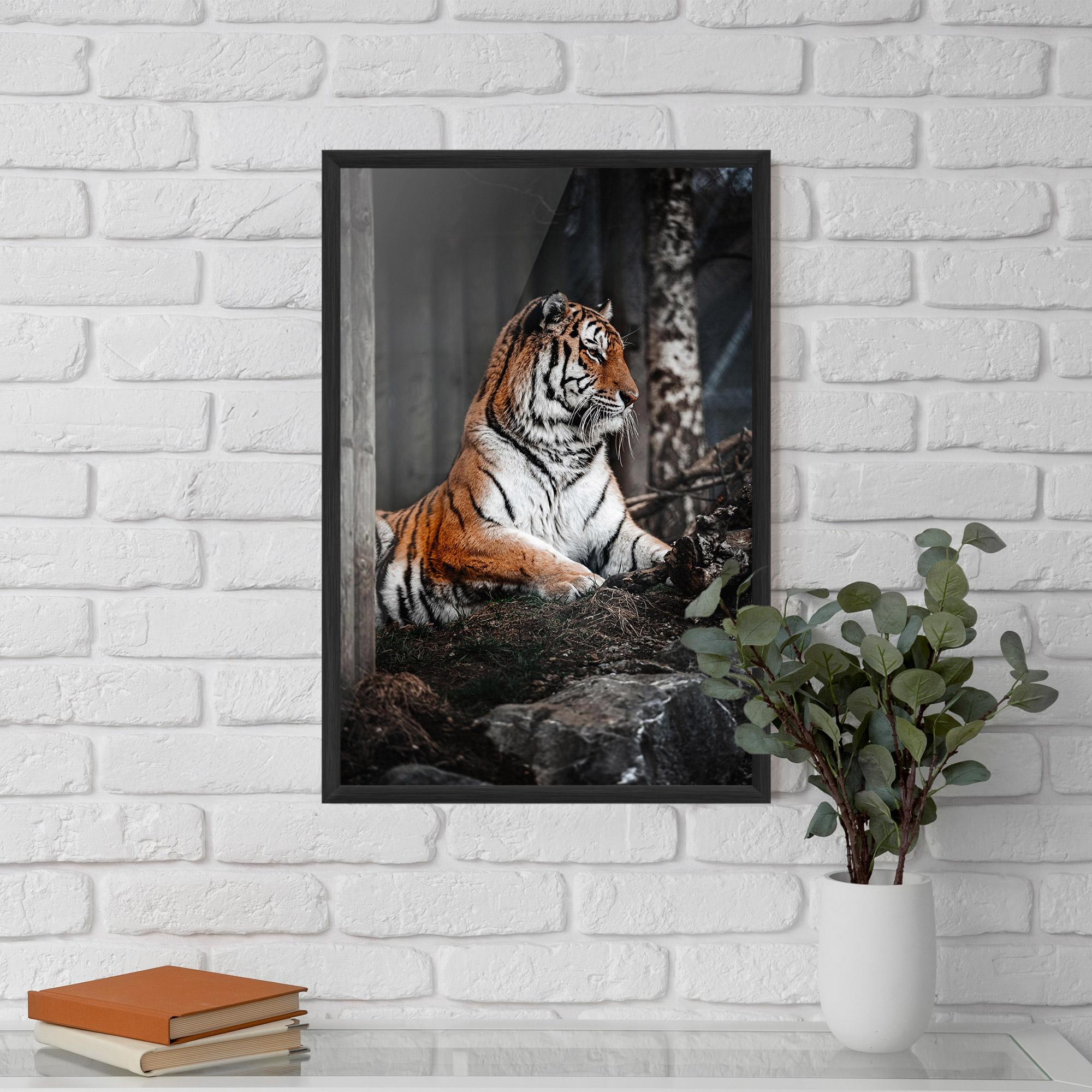 Plakat w Ramie Forest Tiger mockup 5
