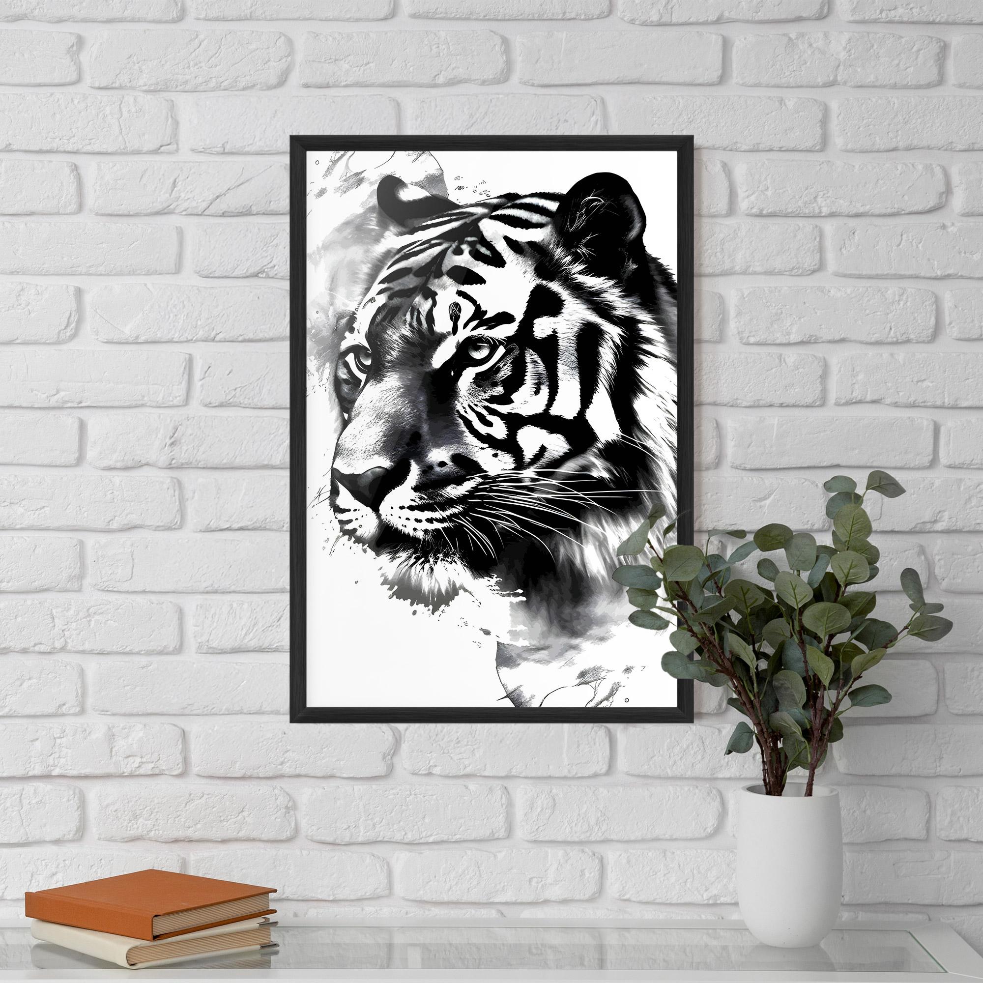 Plakat w Ramie Wonderful Tiger mockup 5