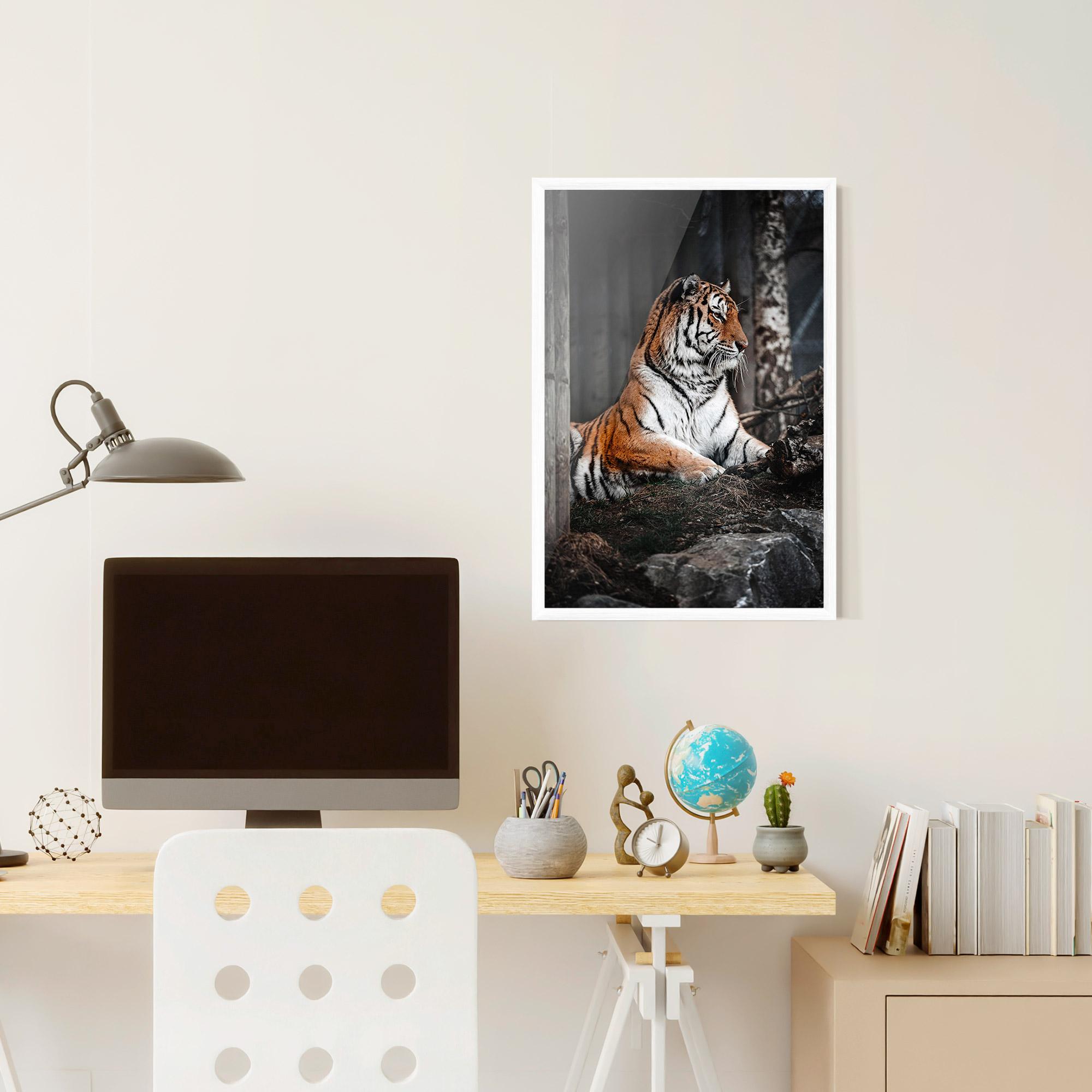 Plakat w Ramie Forest Tiger mockup 6