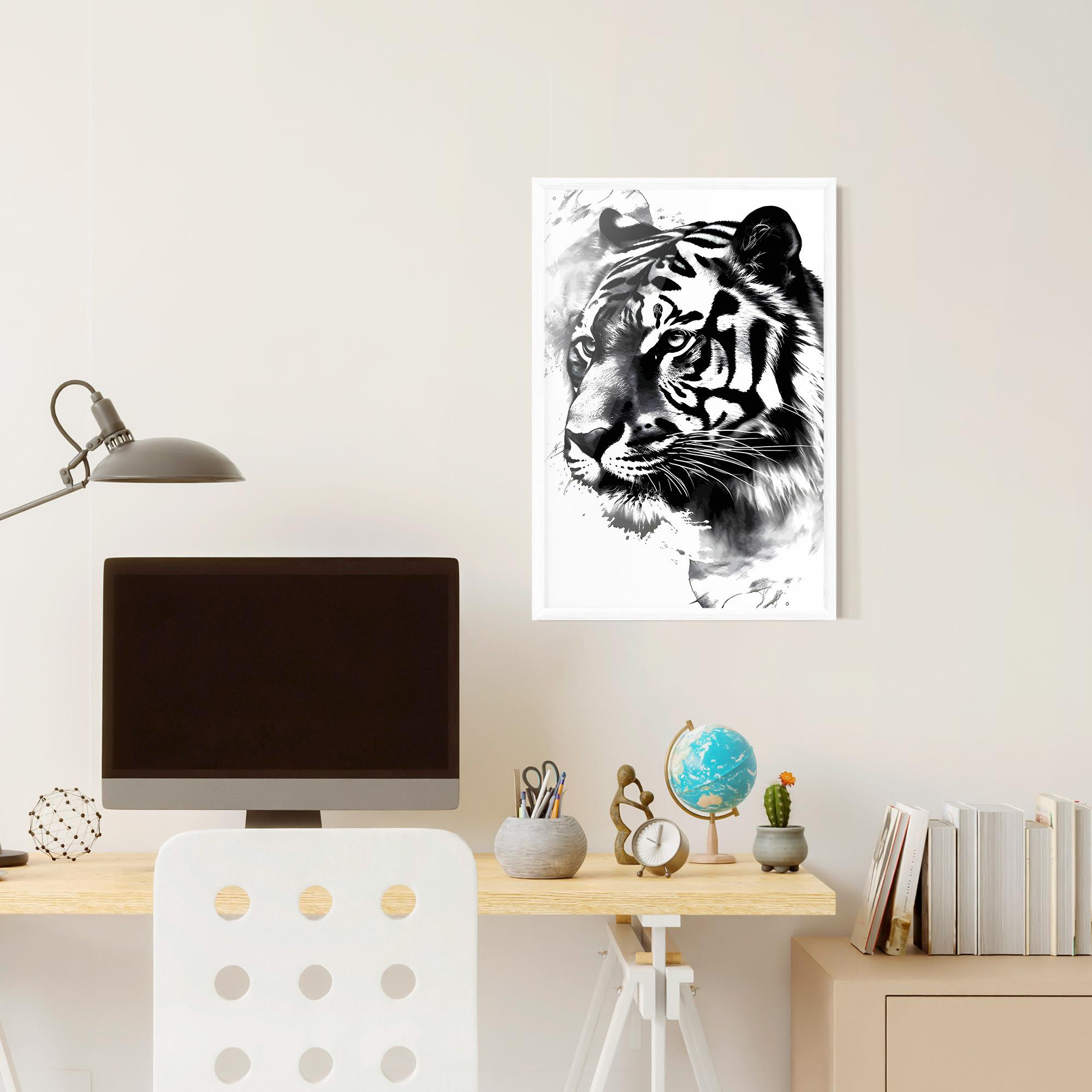Plakat w Ramie Wonderful Tiger mockup 6