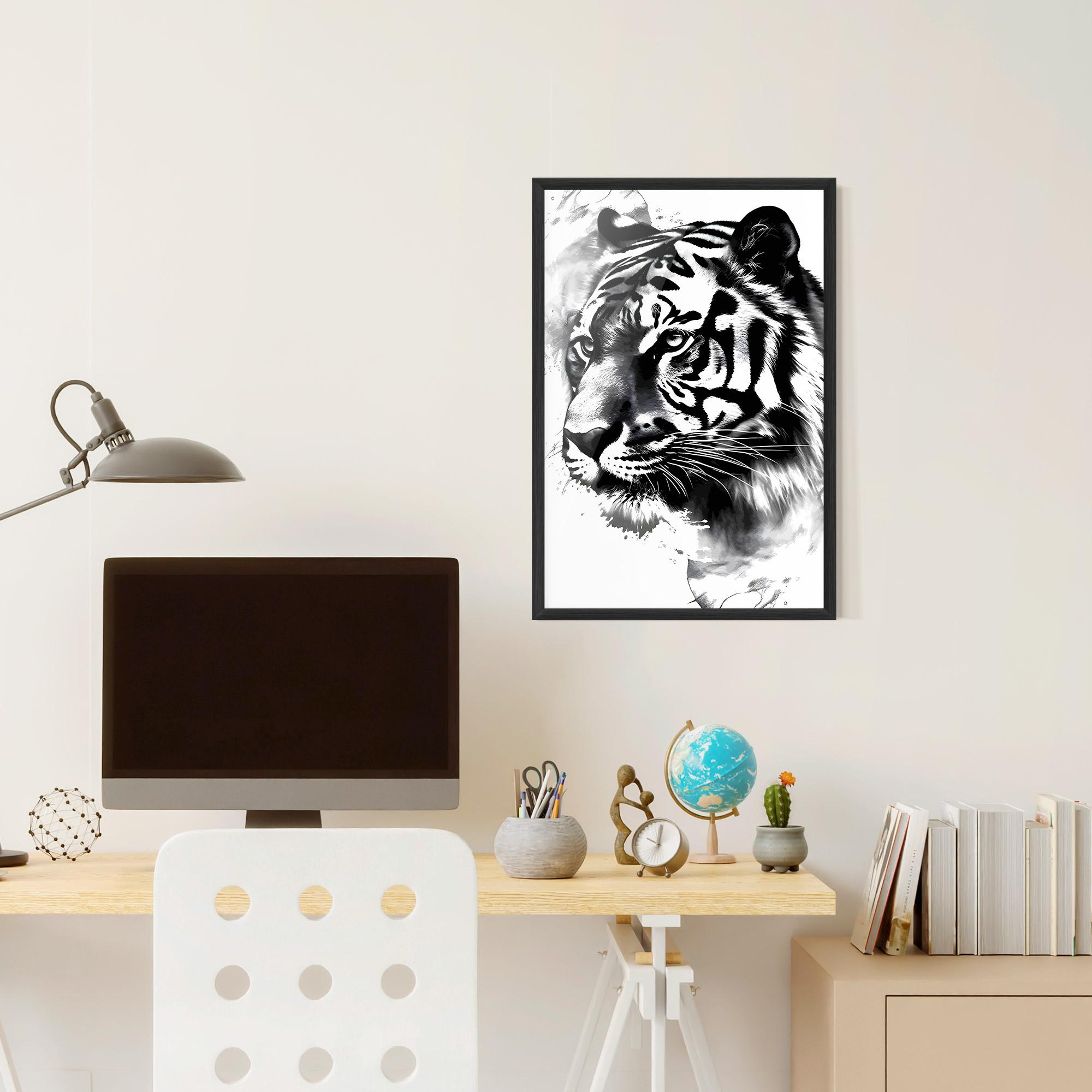 Plakat w Ramie Wonderful Tiger mockup 6
