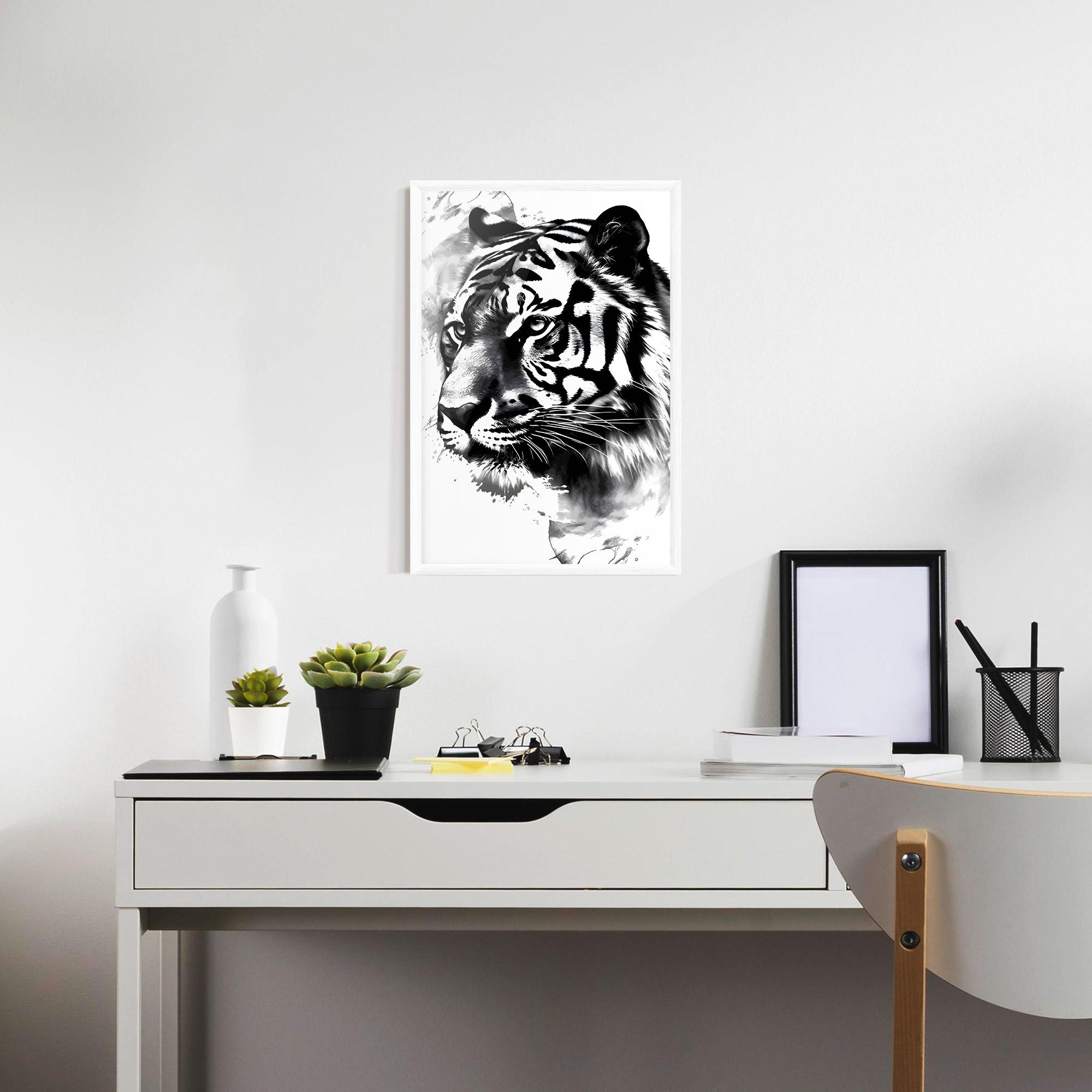 Plakat w Ramie Wonderful Tiger mockup 7