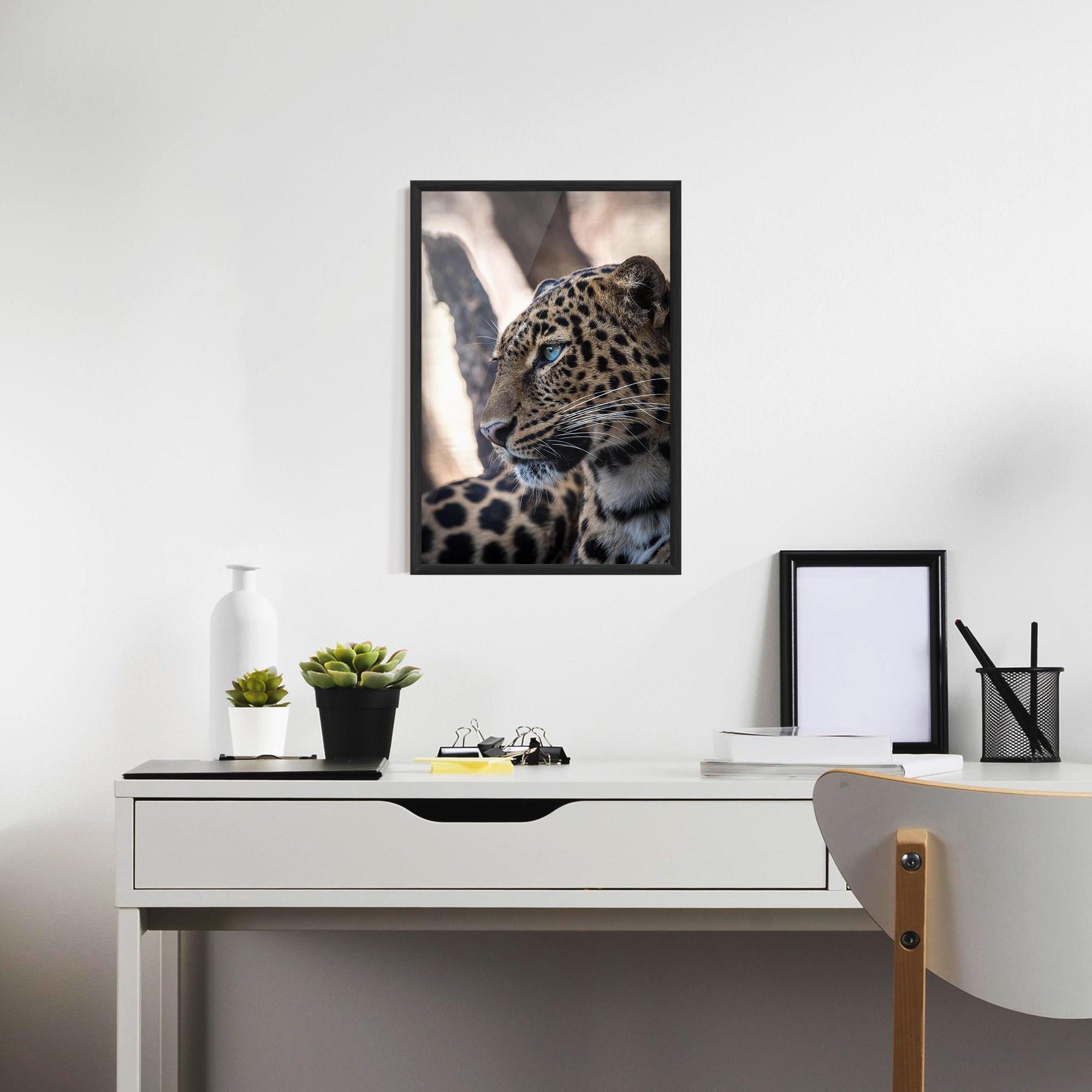 Plakat w Ramie Blue Tiger mockup 7