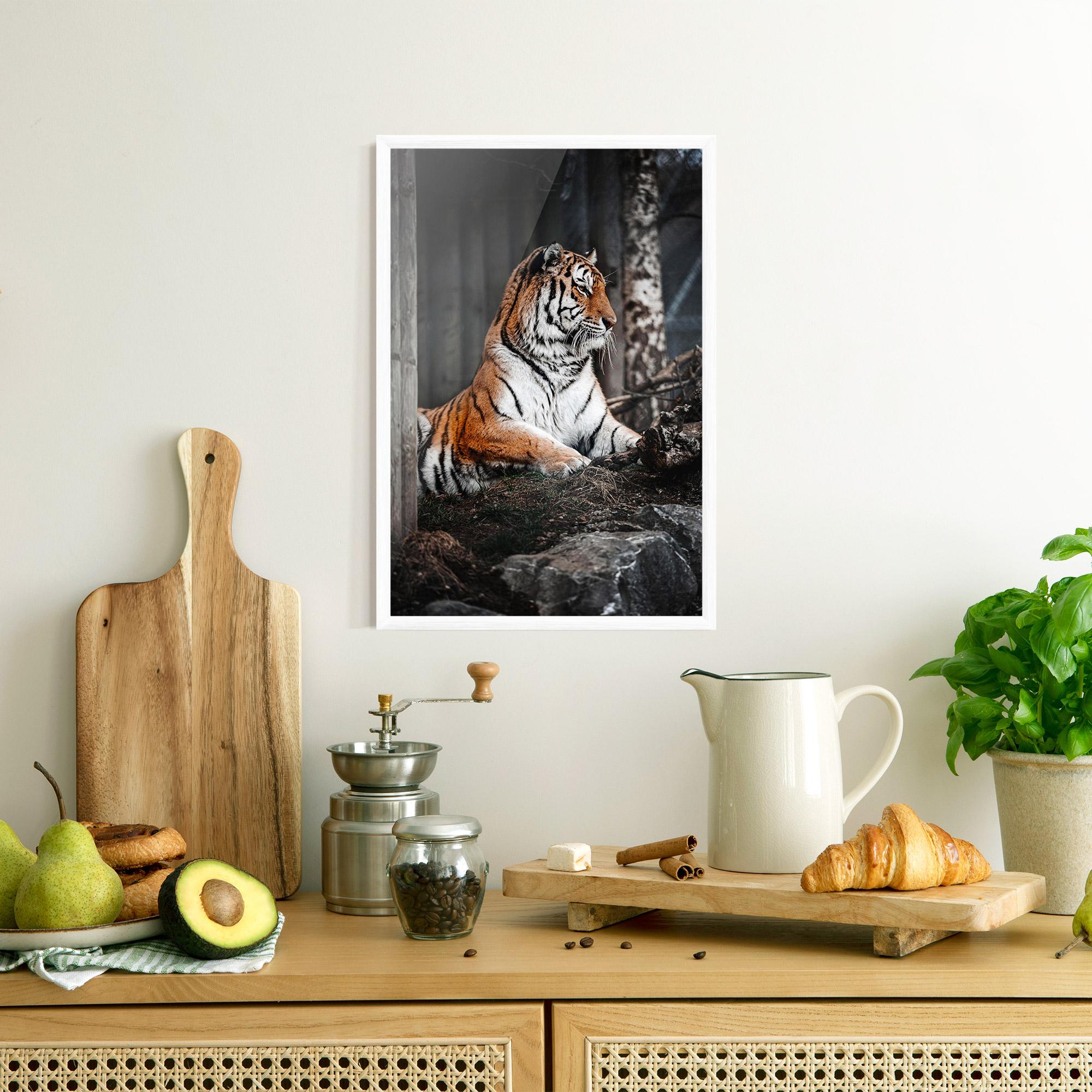 Plakat w Ramie Forest Tiger mockup 8