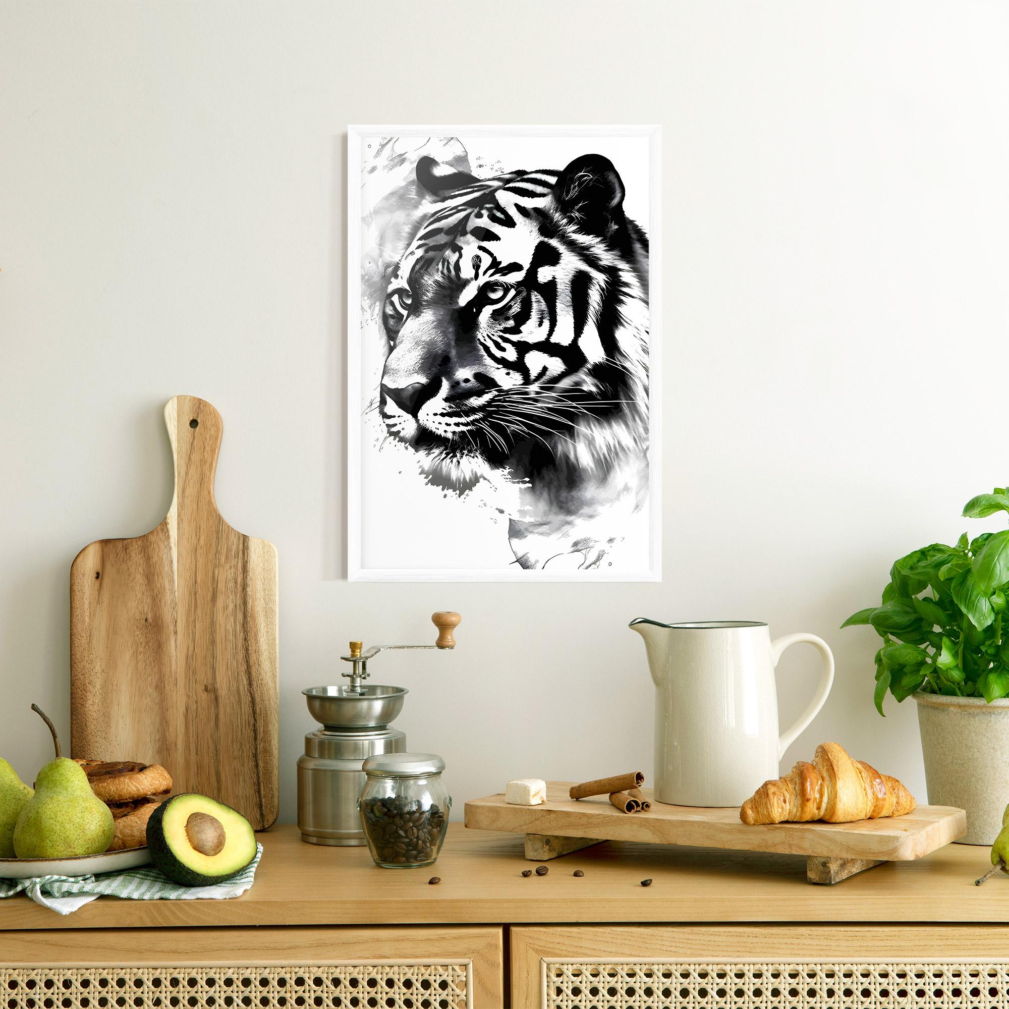Plakat w Ramie Wonderful Tiger mockup 8
