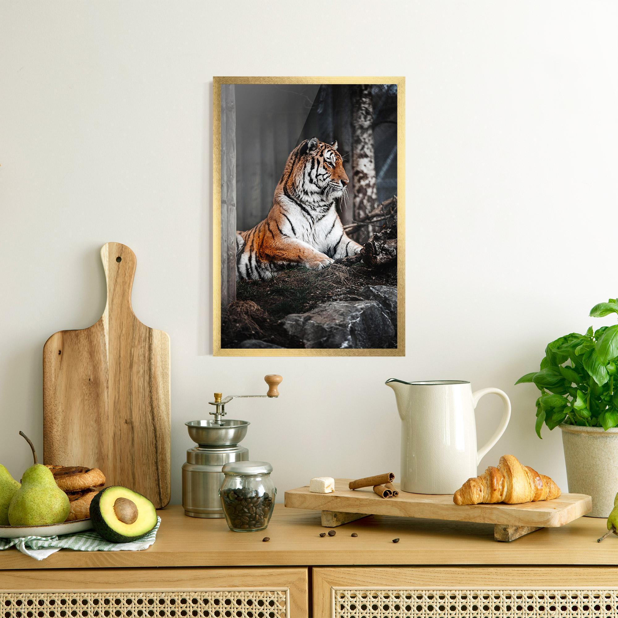 Plakat w Ramie Forest Tiger mockup 8