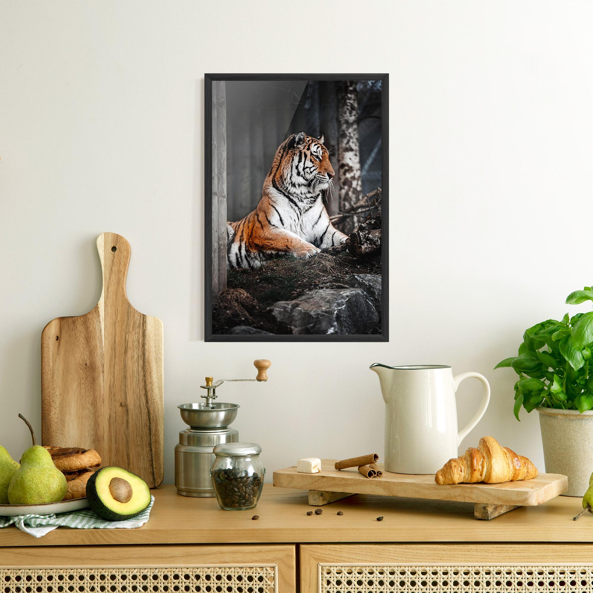 Plakat w Ramie Forest Tiger mockup 8