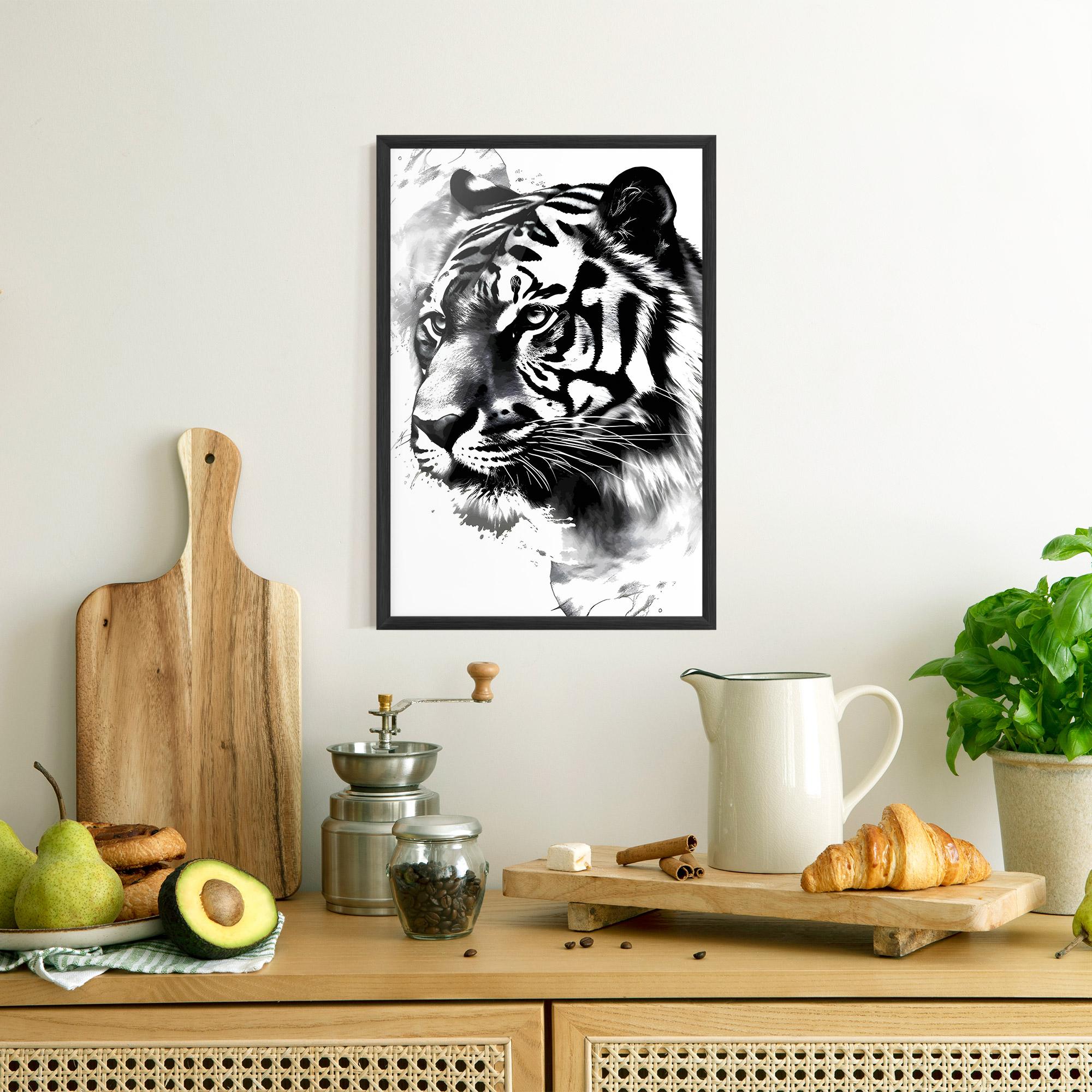 Plakat w Ramie Wonderful Tiger mockup 8