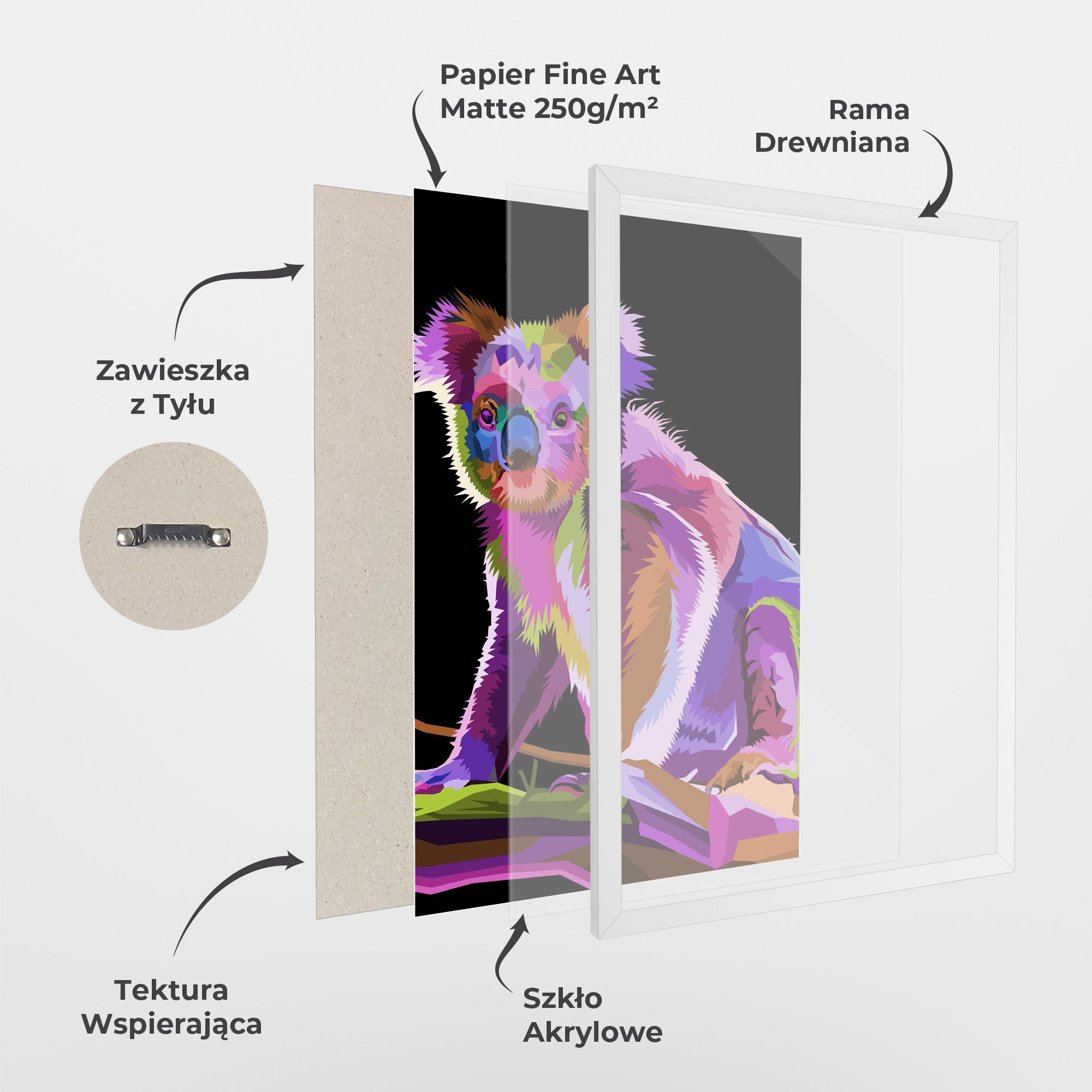 Plakat w Ramie Koala Art mockup 1